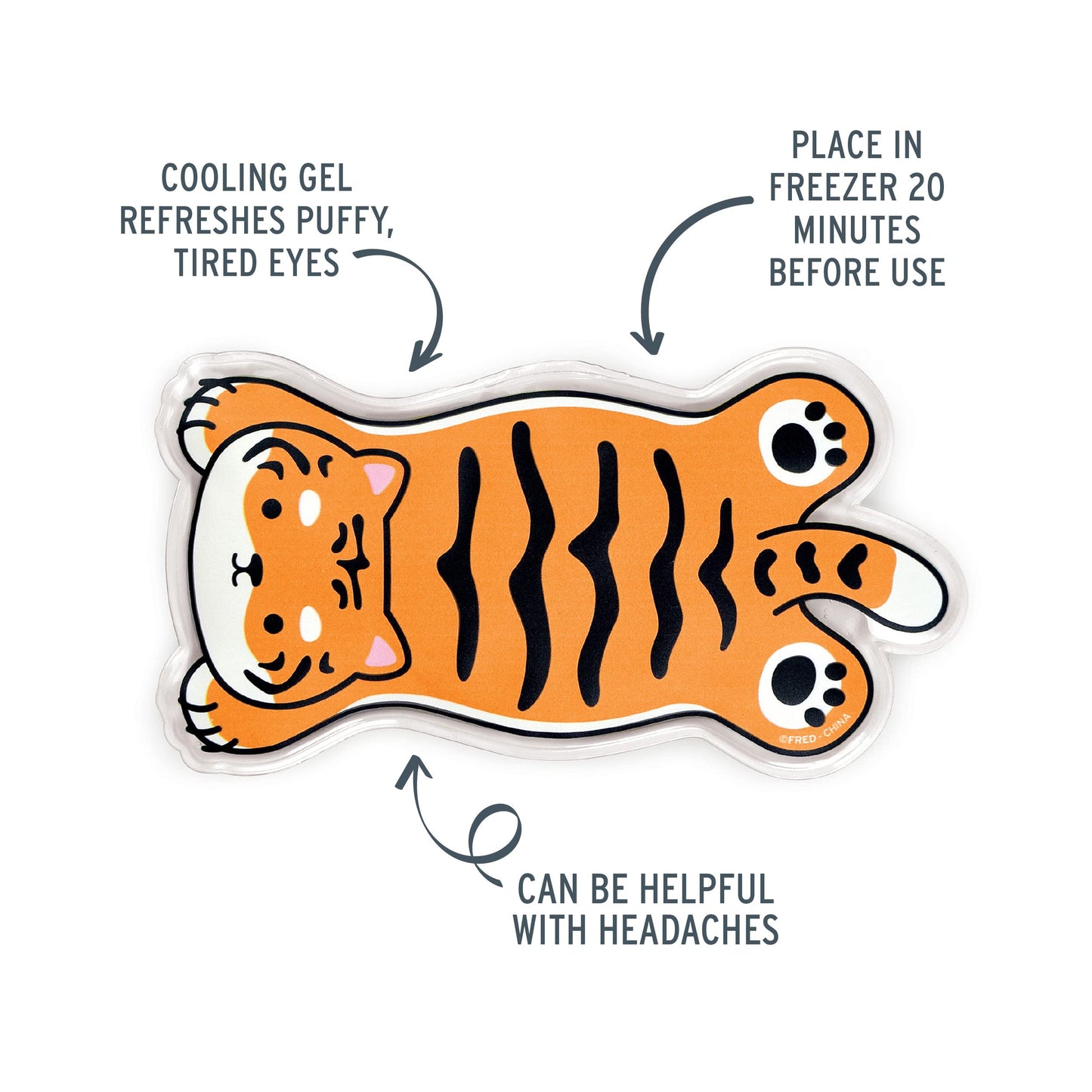 Genuine Fred Chill Out Eye Mask, Tiger Rug