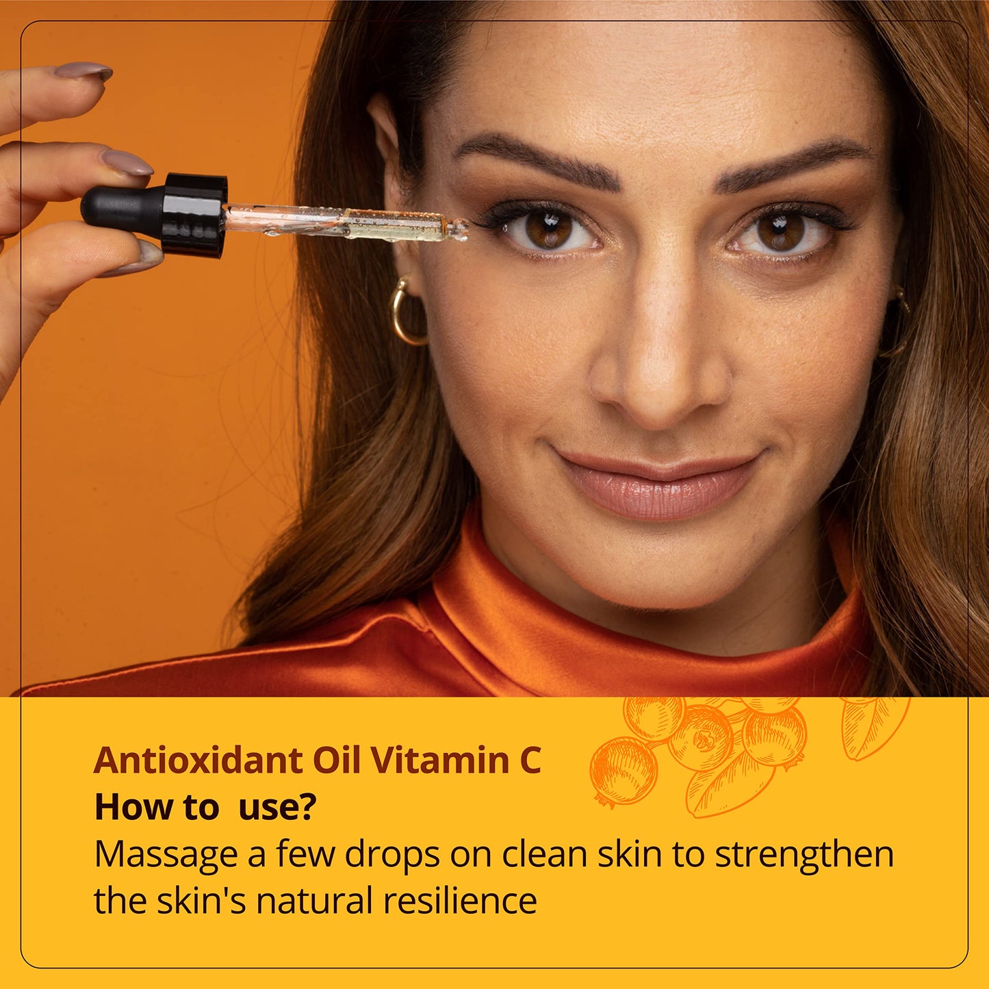 Avalon Organics Vitamin C Oil , Anti-Aging Serum with Essential Fatty Acids, Vitamin E, Hydrating & Brightening Serum, Helps Reduce Lines & Wrinkles