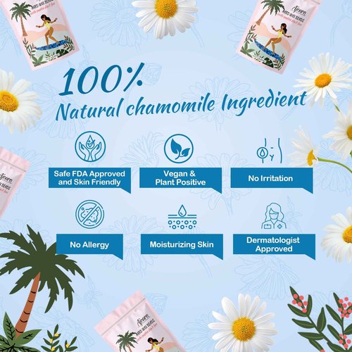 Ajoura Hard Wax Beads 2-Pack: Cream Wax for Sensitive Skin, Chamomile Wax for Fine Hair Removal - Eyebrow, Facial, Body (Legs, Arms, Underarms, Bikini) (1lb each)