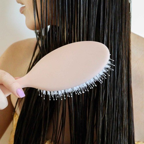 DAE Vegan Detangle + Style Brush - Detangles, Prevents Breakage, & Massages Scalp