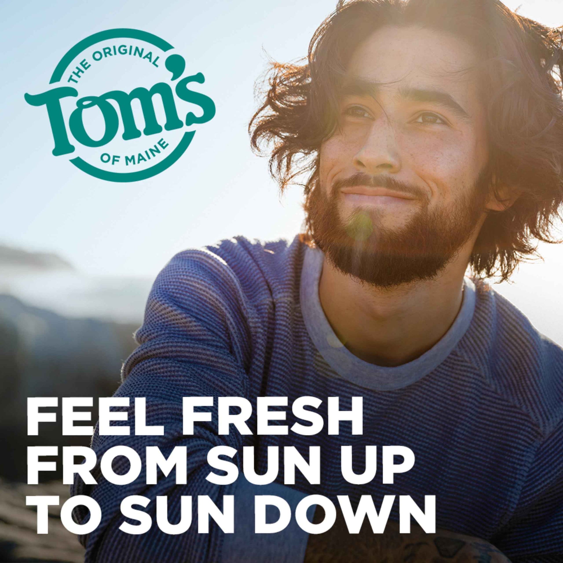 Tom's of Maine Long-Lasting Aluminum-Free Natural Deodorant for Men, Mountain Spring, 2.8 oz. 3-Pack (Packaging May Vary)