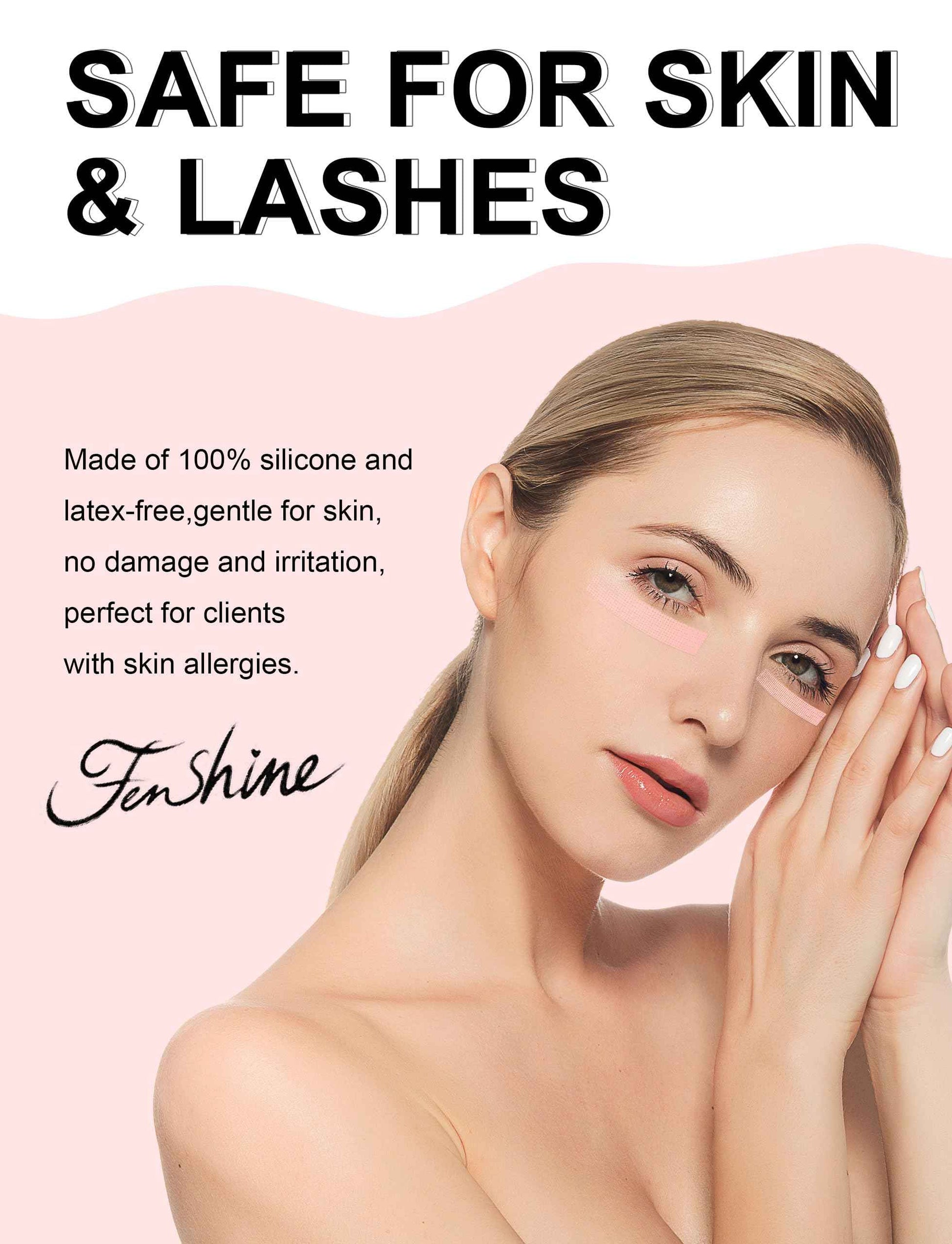 fenshine 6 Rolls Micropore Medical Tape for Eyelash Extension, Adhesive Fabric Tape for for Eyelash Extension Supply