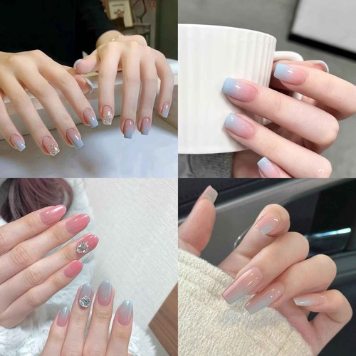 100Pcs Soft Nail Sponges for Ombre, Nail Art Tools, Nail Art Sponges with Grabbing Pen,Stir Spoon, Ombre Nail Brushes, Manicure Professional Accessories Supplies