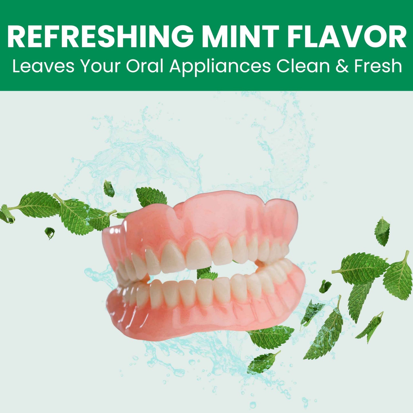 Protech Denture Cleaner 7g (3-Month Supply) Denture Cleanser Foils for Retainers, Nightguards, Mouthguards, and Dentures, Nicotine, Coffee and Iron Cleaning Foils, No Tablets, Long Lasting Packets