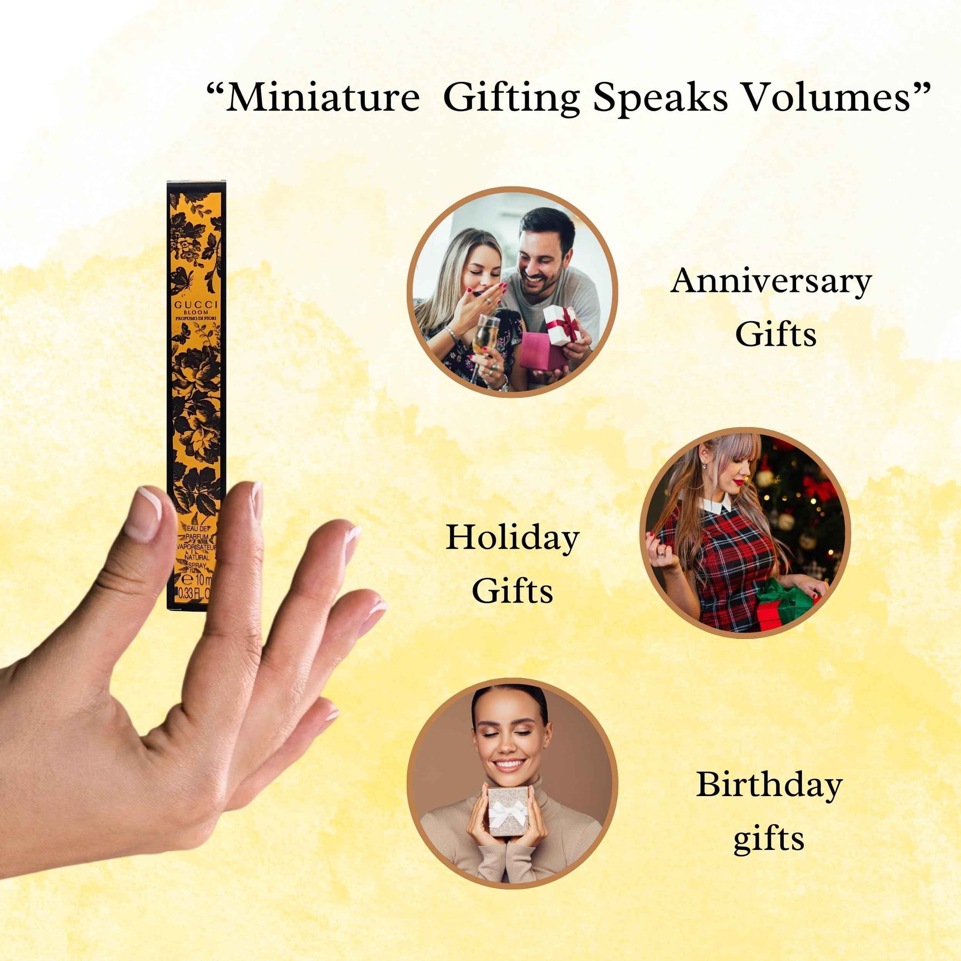 Gucci Bloom Perfume for Women Travel Spray Profumo di Fiori EDP 0.33 Fl oz