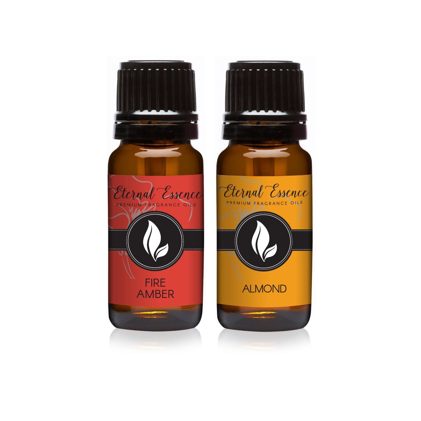 Pair (2) - Fire Amber & Almond - Premium Fragrance Oil Pair - 10ml