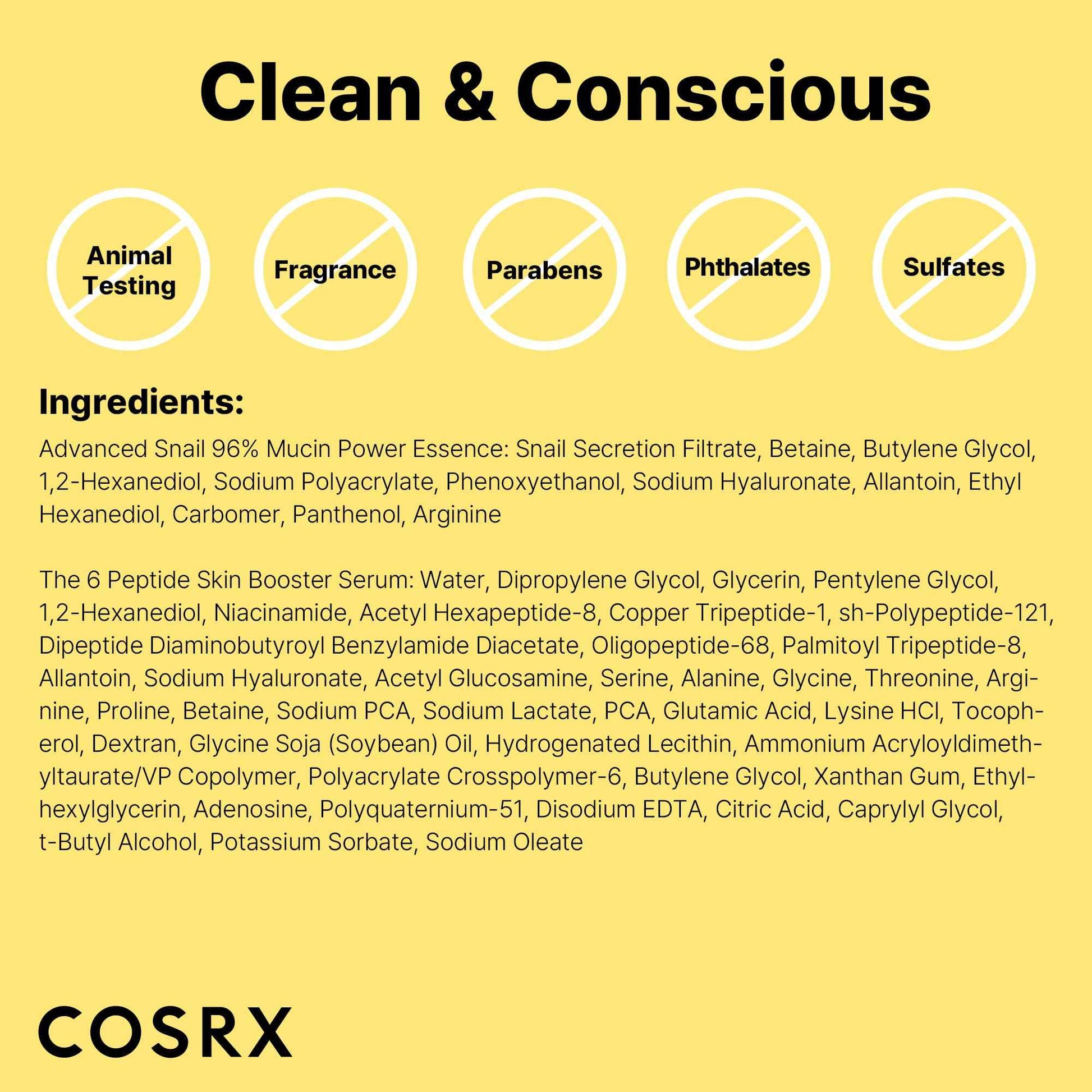 COSRX Snail Mucin 96% Peptide Booster Set - Amazon Exclusive - Korean Skin Care, Gift Sets, Skin Care Sets for Women, Advanced Snail Mucin Serum, Face Serum, Stocking Stuffers for Women