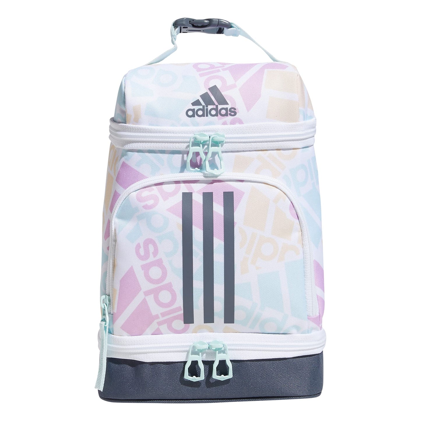 adidas Excel 2 Insulated Lunch Bag, Adi Multi Collage/White/Onix Grey, One Size