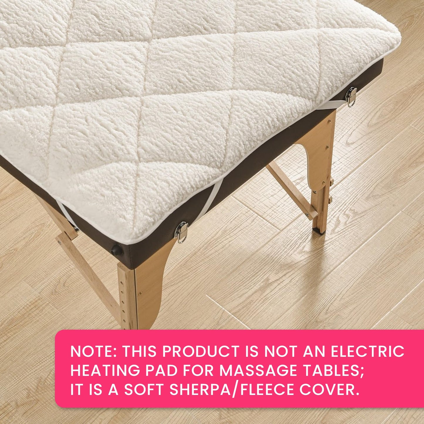 Xolloz Double-Sided Fleece Massage Table Warmer - Premium Massage Table Pad with Layer Fleece on One Side & Microfiber on Other