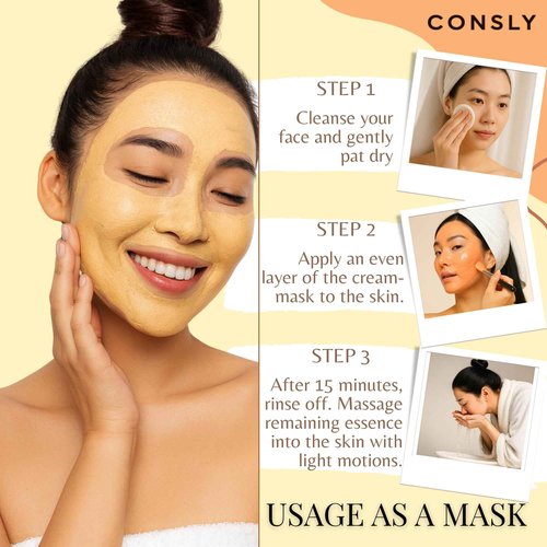 CONSLY_Probiotic Biome Anti-Aging Japanese Plum Pudding Cream – 2-in-1 Face Cream & Sleeping Mask with Probiotics | Firming, Moisturizing | Nourishing | 50ml