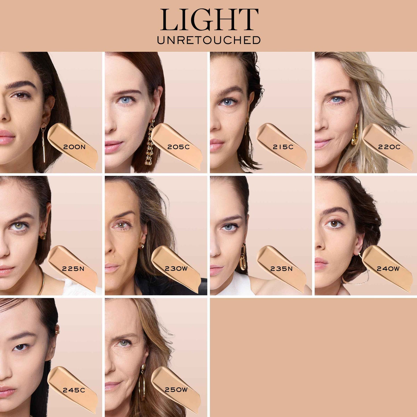 Lancôme Teint Idole Ultra Wear Natural Matte Foundation- Longwear, Medium-Full Coverage, Natural Finish, Waterproof & Hydrating - 220C (Light Skin with Cool/Pinky Undertones), 1 Fl Oz