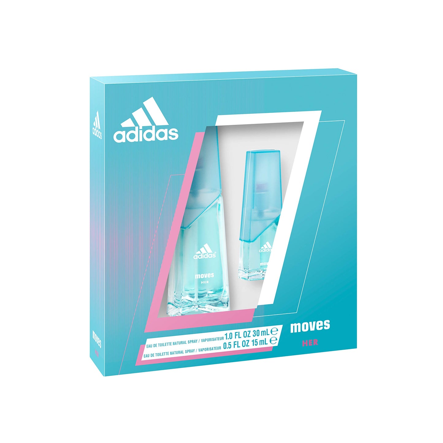 Adidas Moves for Her 2 Piece Eau De Toilette Set