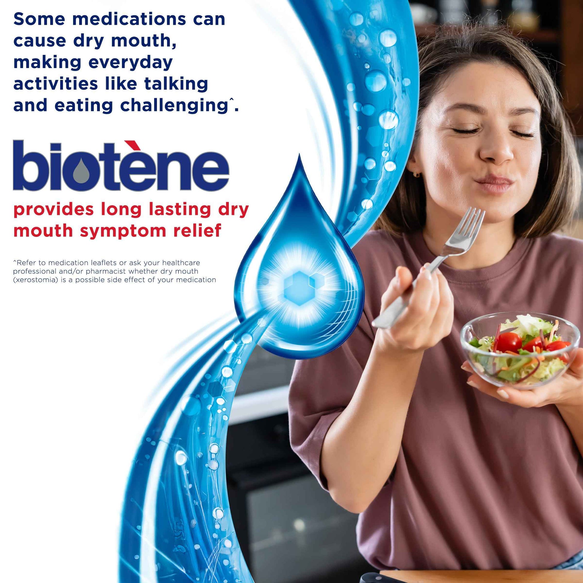 Biotene Oral Rinse Mouthwash for Dry Mouth, Breath Freshener and Dry Mouth Treatment, Fresh Mint - 2x33.8 fl oz