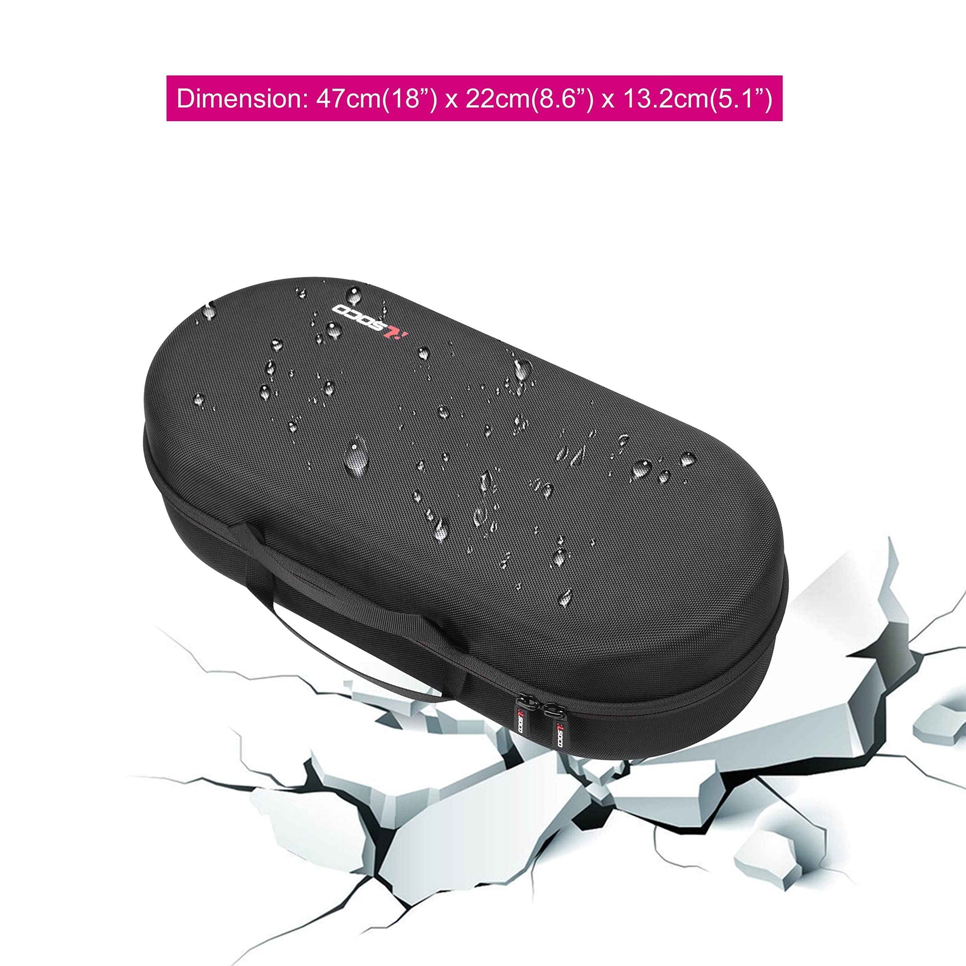 RLSOCO Hard Case for Dyson Airwrap Complete Long/Complete Styler HS08 HS05 HS01,NOT for Dyson Airwrap i.d. - Fits 4pcs Long Barrels or Short Barrels - Black (Case Only,Hair Styler is not Included)