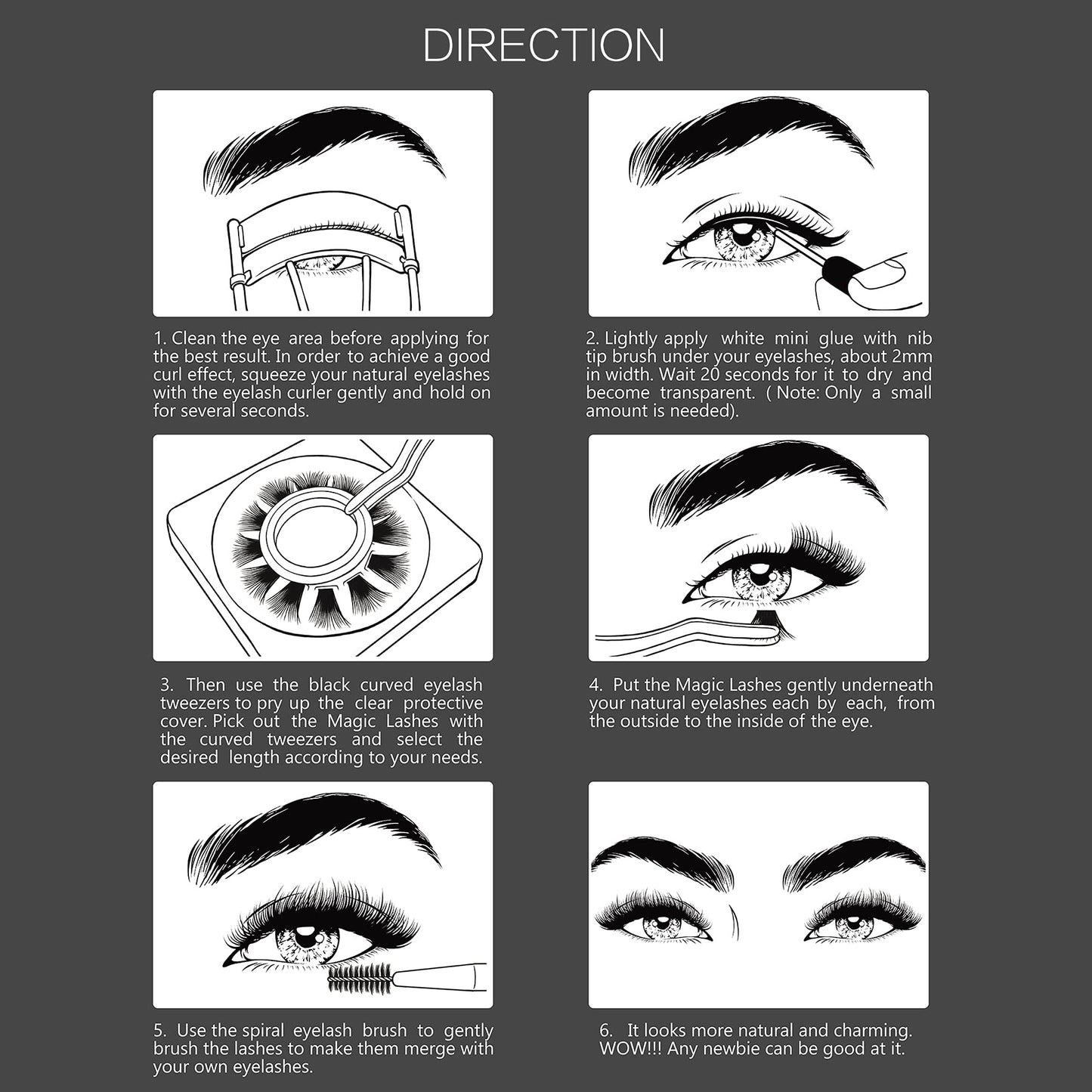 DIY Eyelash Extension, Glue Bonded Band Individual Lash 12 Clusters Natural Lashes Set, Home Eyelash Extension, C curl Lashes Pack (14MM-Natural)