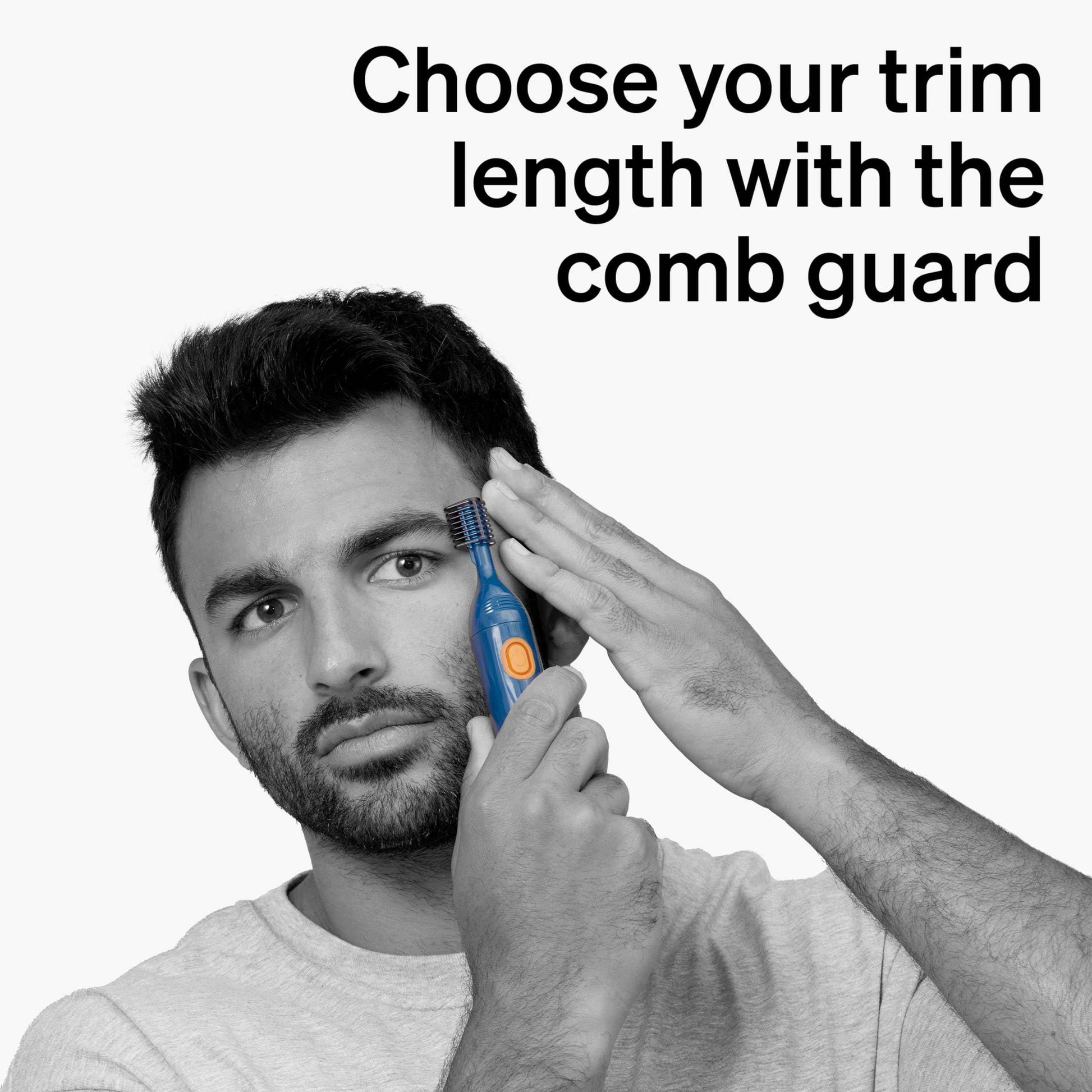 Schick Hair Trimmer, 3-in-1 Trimmer for Nose, Ear & Eyebrows, Painless Hair Removal, Cordless, Quick-Change Attachments, Waterproof, Expert Finish, Unisex Grooming