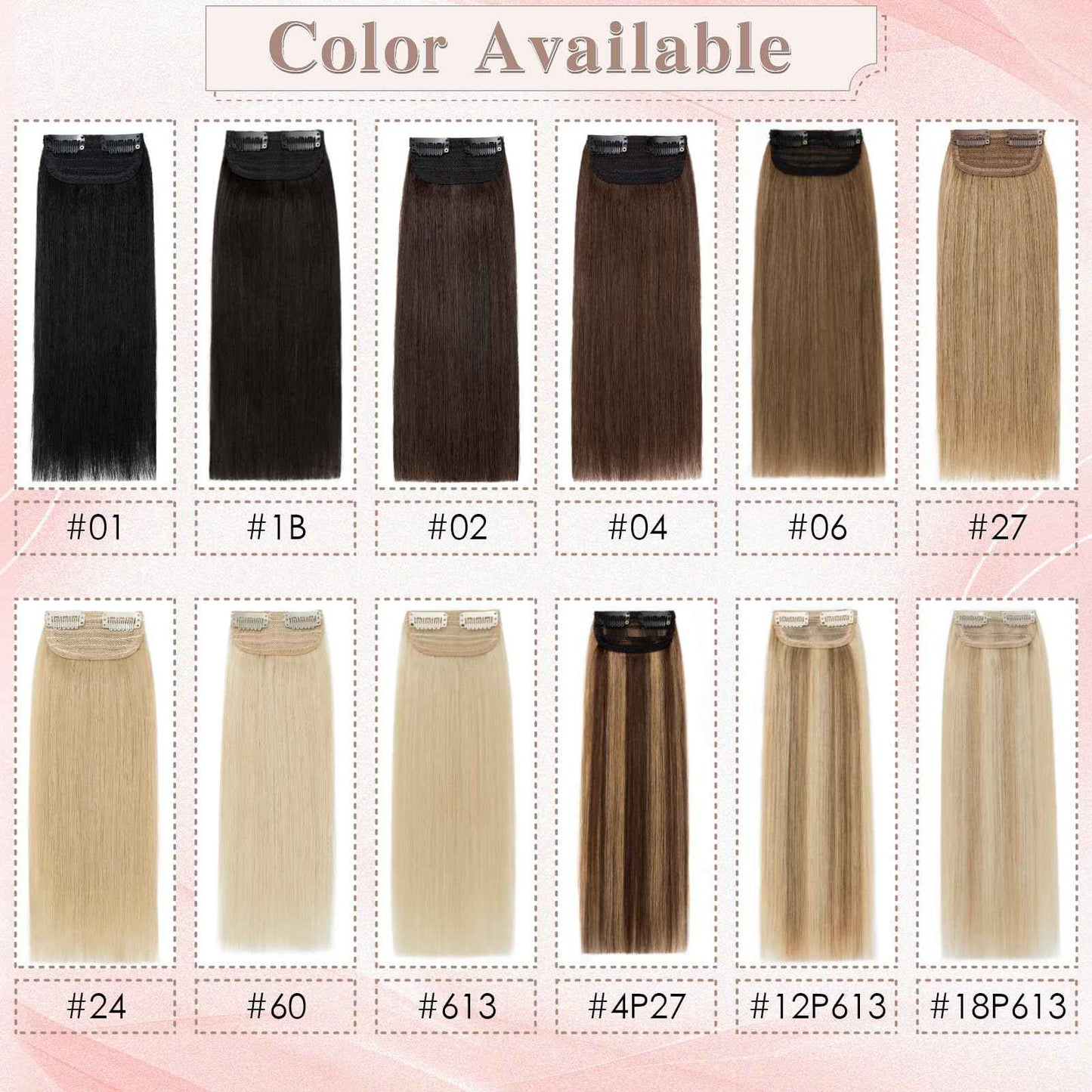 SEGO Clip in Hair Extensions for Women, 100% Remy Human Hair, Mini Hairpieces with 2 Clips, Short Extensions to Add Hair Volume, 2 Pcs, 12 Inches, 34g, Jet Black