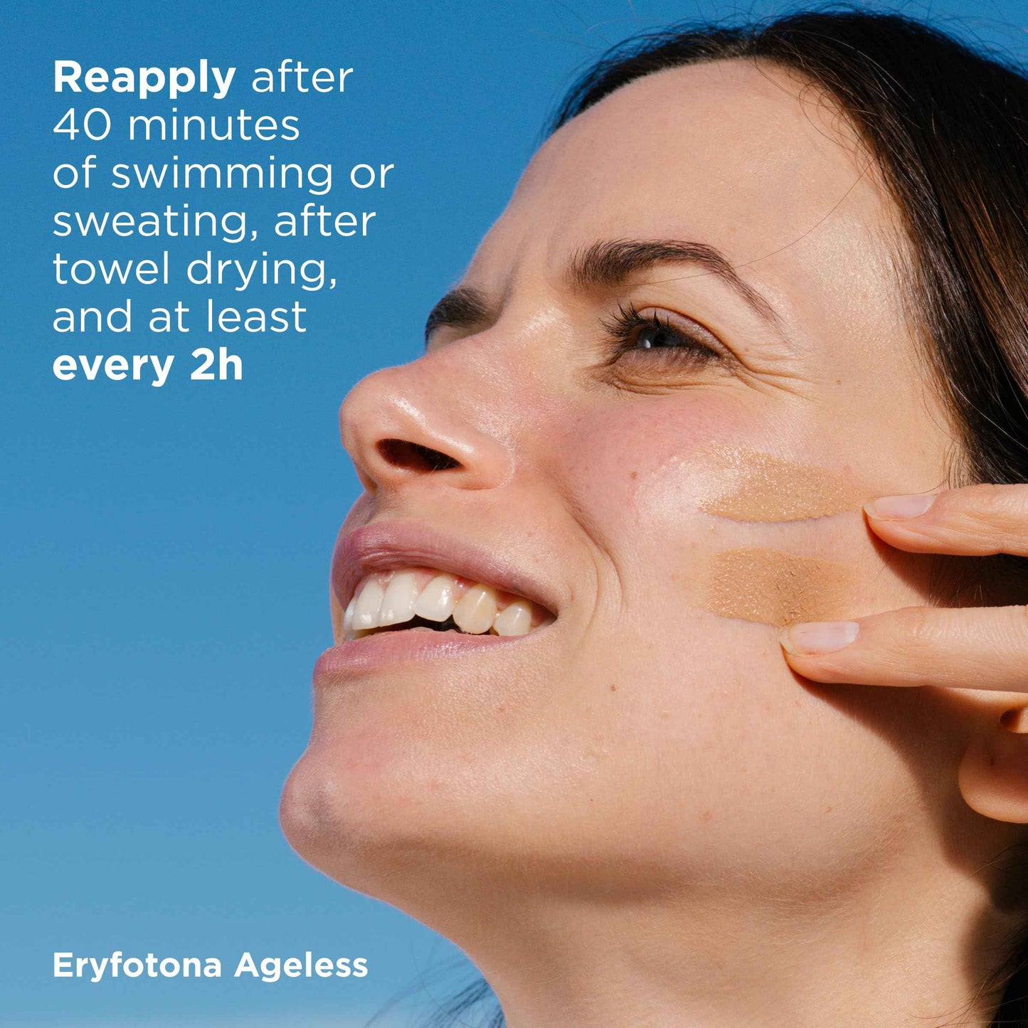 ISDIN Eryfotona Ageless Tinted Mineral Sunscreen for Face, SPF 50 Zinc Oxide Formula Helps Repair Sun Damage, 1.7 Fl.Oz. Travel-Size Tube, Water Resistant and Non-comedogenic