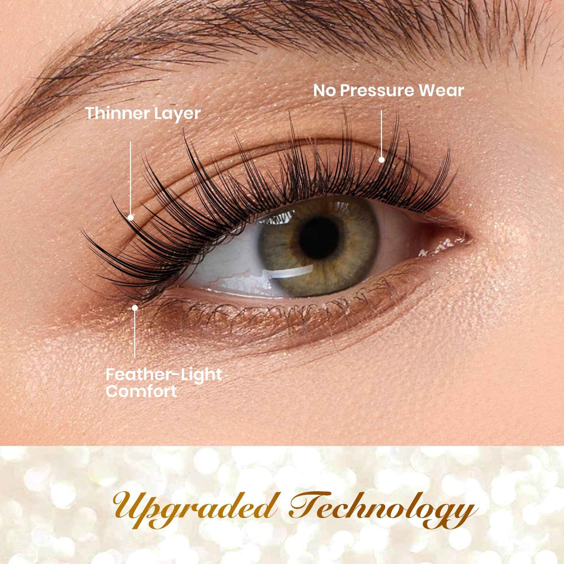 Beetles Christmas Lash Clusters Kit – DIY Eyelash Clusters Gift Set with Bond & Seal, Remover, Stickers & Makeup Bag, 3 Styles and 1 Random Holiday Style Lashes Beginner-Friendly Gift for Women