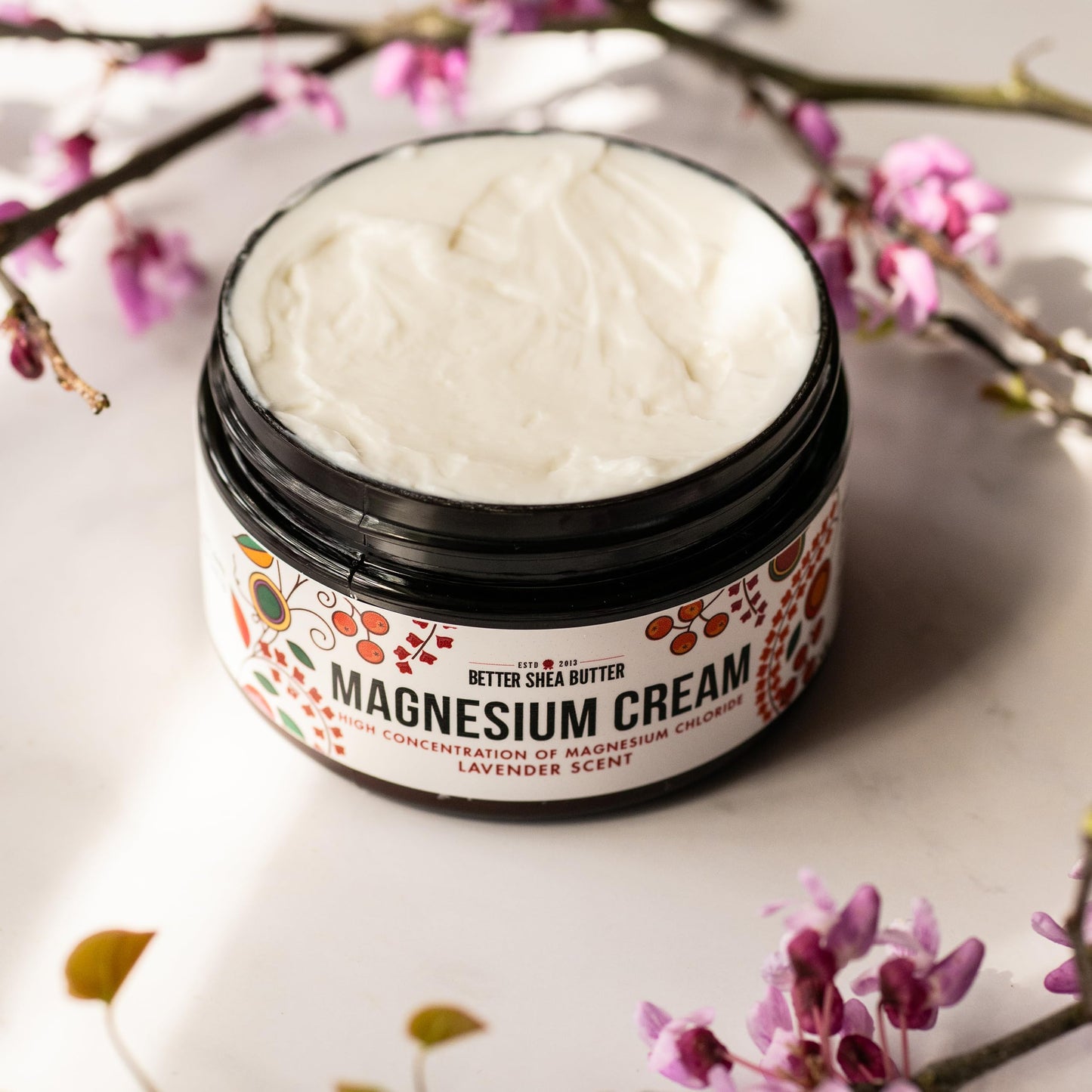 Magnesium Good Night Cream | Relieves Muscle Tension and Leg Cramps | Night Lotion Safe for Pregnancy, Kids and Babies | Organic and Natural Ingredients| Vegan, US made | (Lavender)