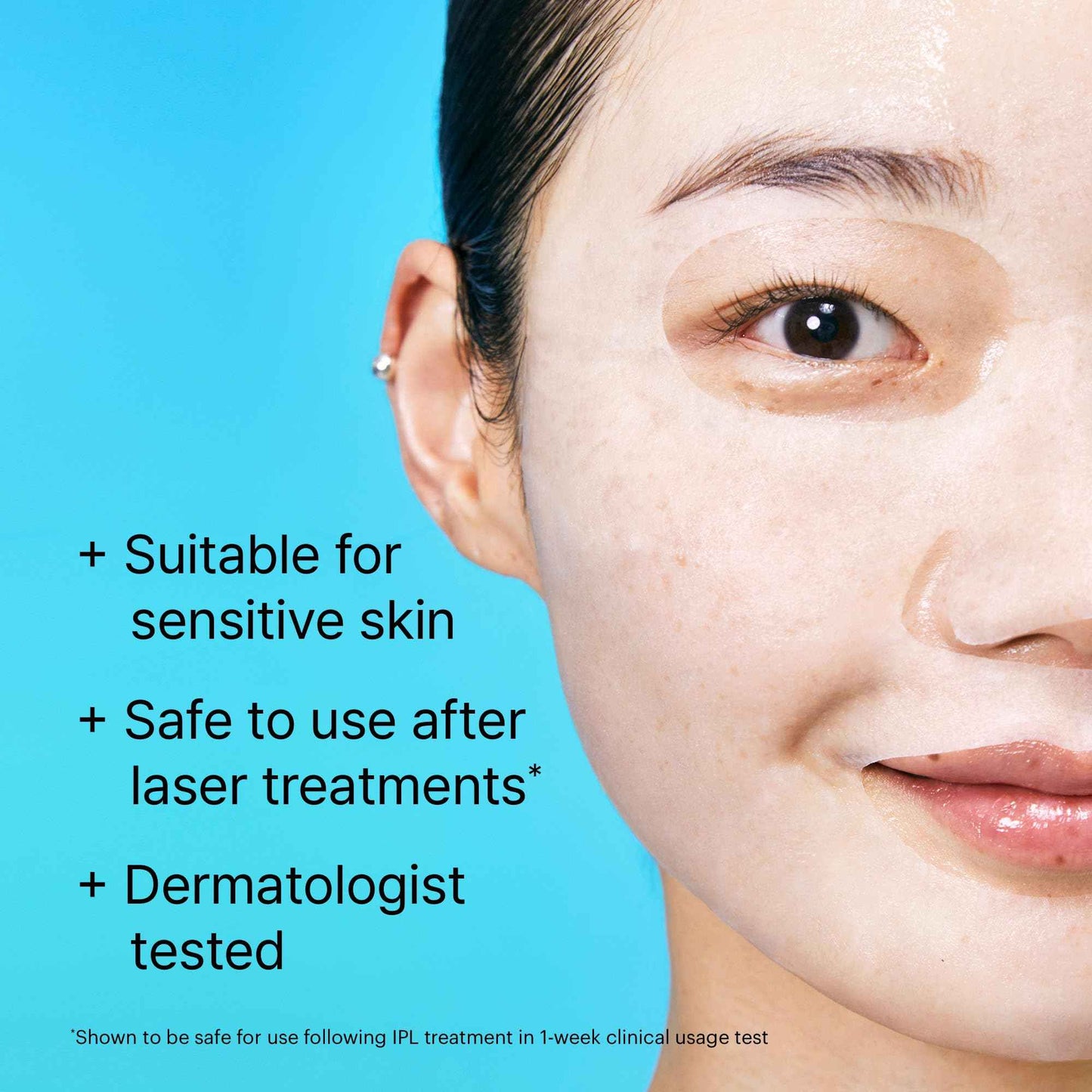 Dr.Jart+ Dermask Vital Hydra Solution Glow Korean Face Mask with Hyaluronic Acid for Glass Skin | Sheet Mask | Korean Skin Care, 5 Pack