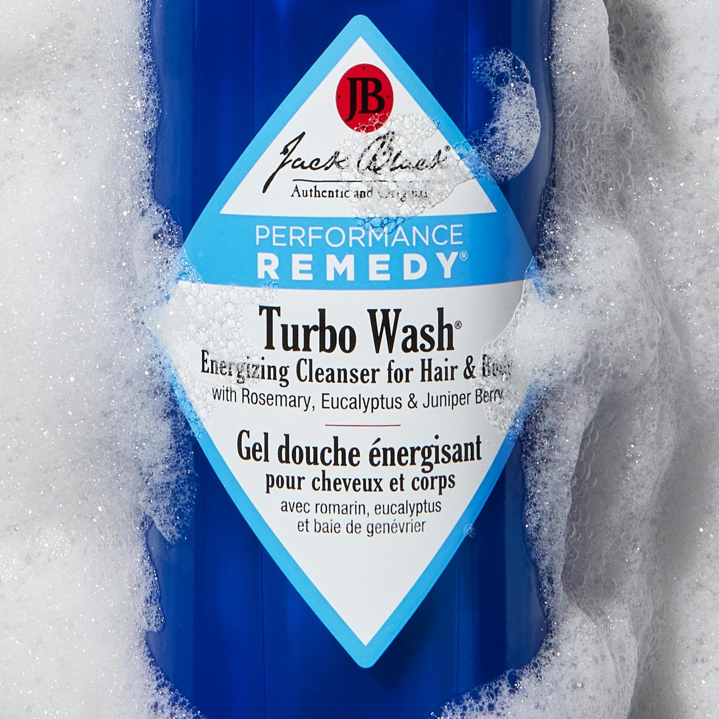 Jack Black Turbo Wash Energizing Cleanser for Hair & Body, 3 Fl Oz