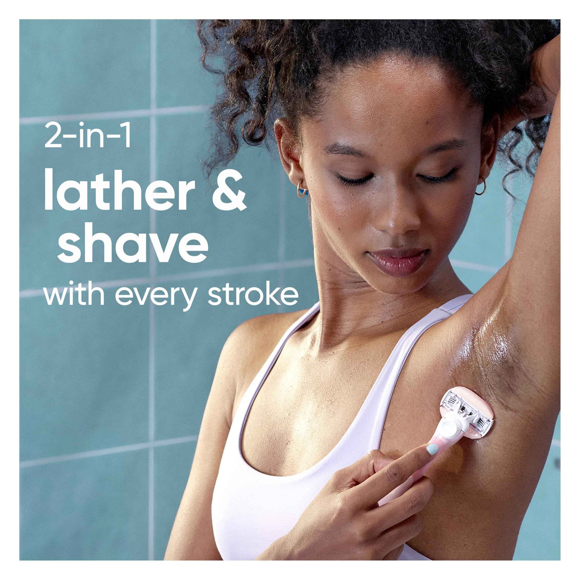 Gillette Venus ComfortGlide White Tea 4 count, with Gillette Venus ComfortGlide plus Olay 2 count, Women's Razor Blade Refills, Holiday Gifts for Women