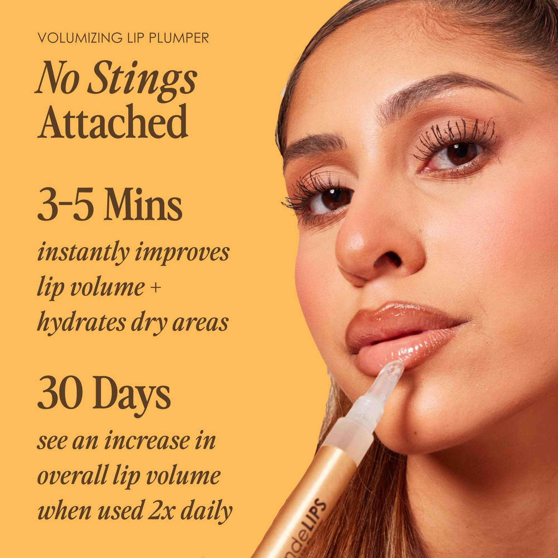 Grande Cosmetics GrandeLIPS Hydrating Lip Plumper - for Fuller-Looking, Hydrated Lips - Pale Rose (0.08 fl oz)