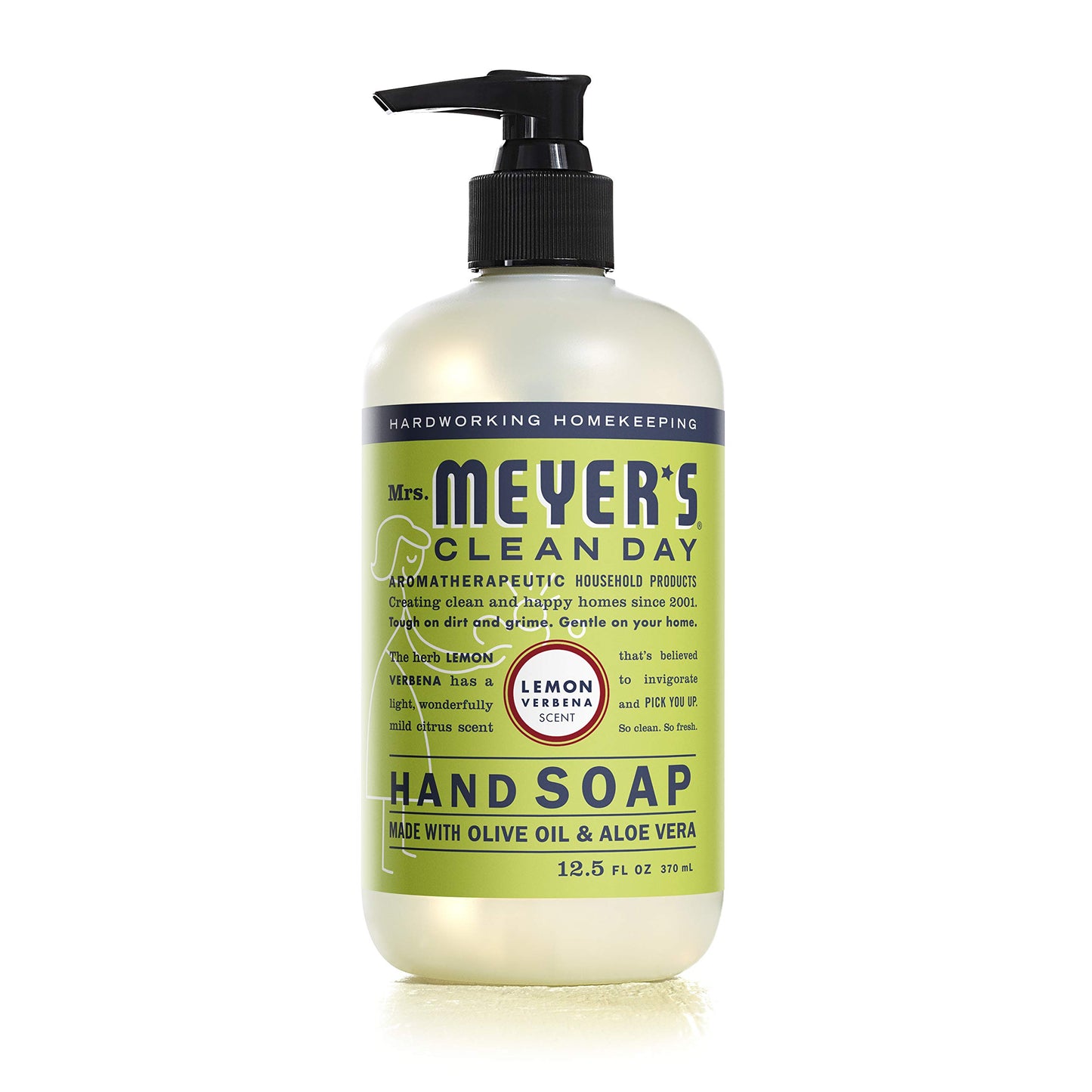 Mrs. Meyer's Liquid Hand Soap Lemon Verbena, 12.5 Fl Oz (Pack of 6)