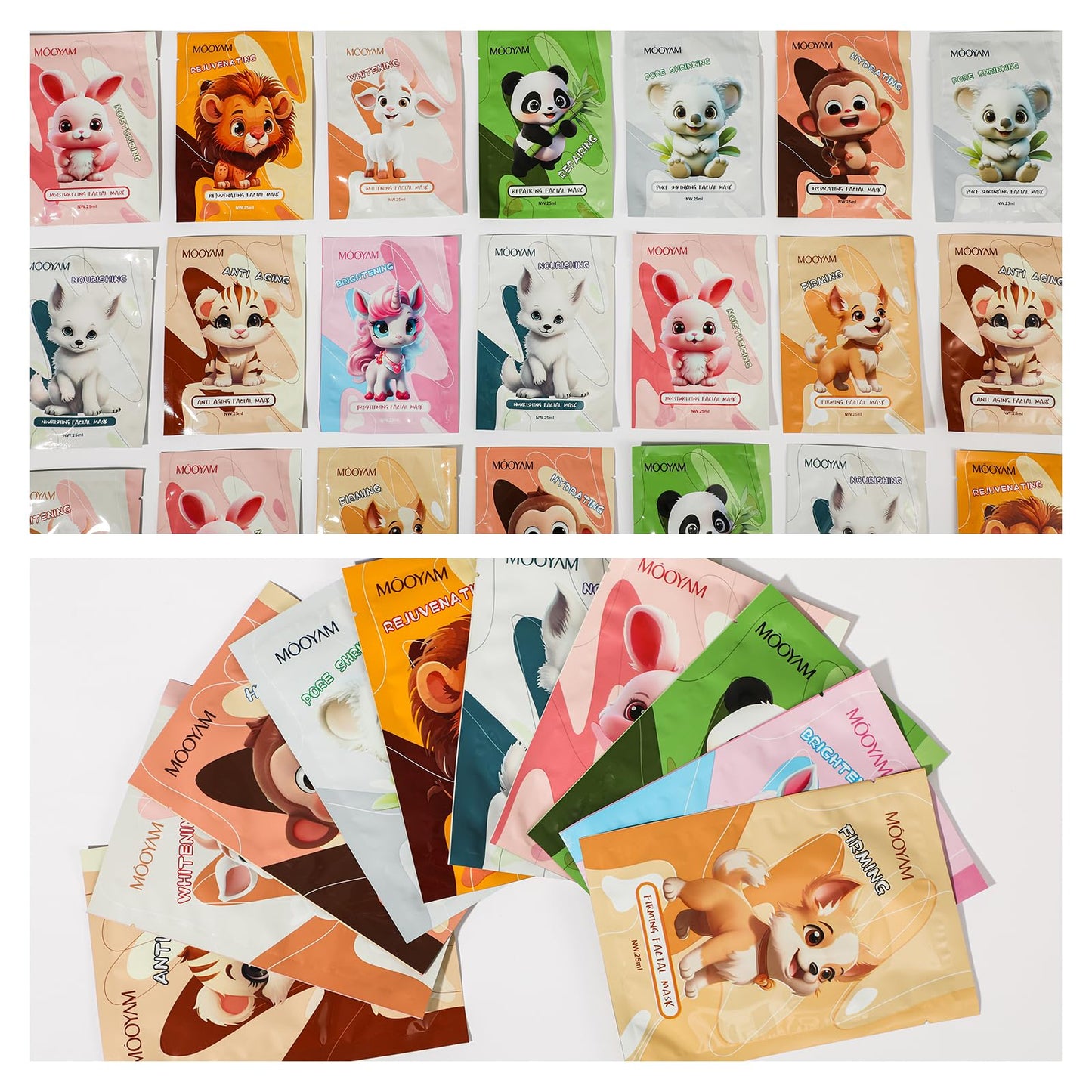 GUOYAOLIFU Face Masks Skincare Luxury Animal Series Face Masks - Natural Ingredients for Glowing Skin - Rejuvenate Your Complexion with Our Unique And Safety Formulas