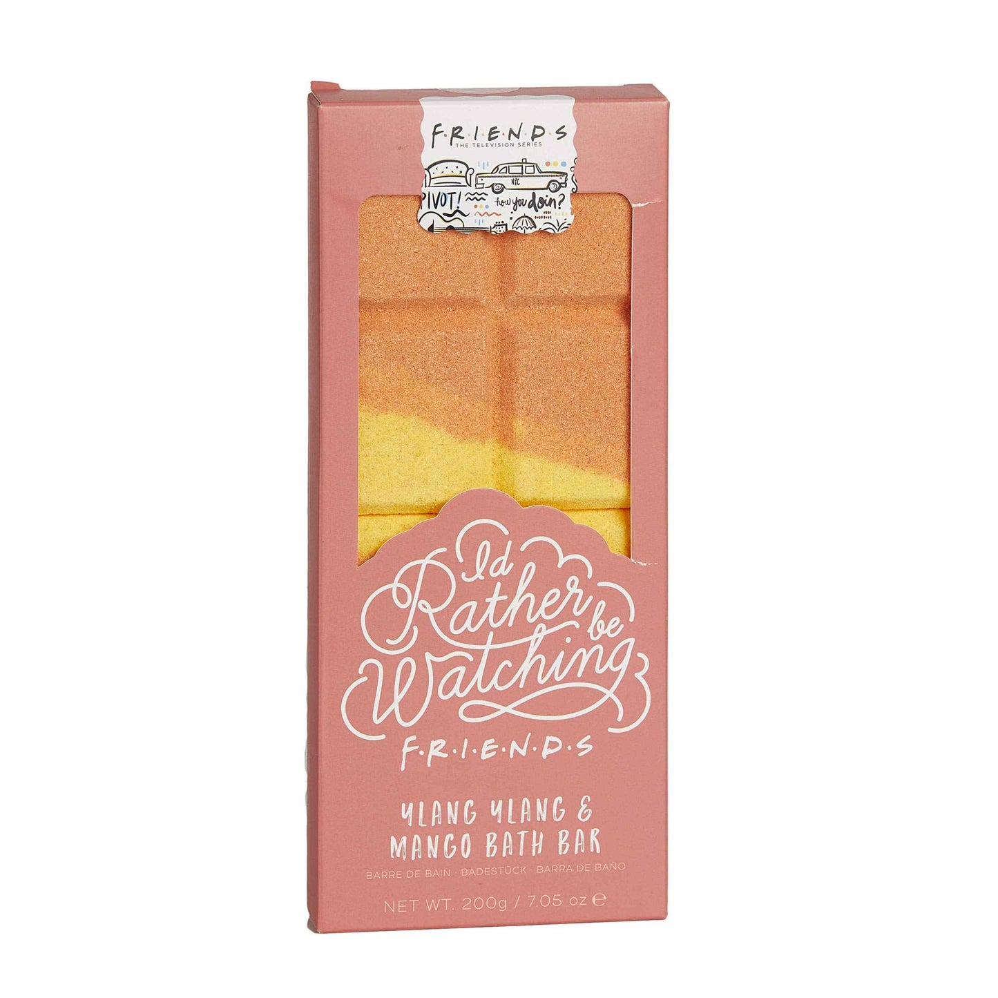Friends TV Show I'd Rather Be Watching Friends Bath Bar - Ylang Ylang and Mango Scented