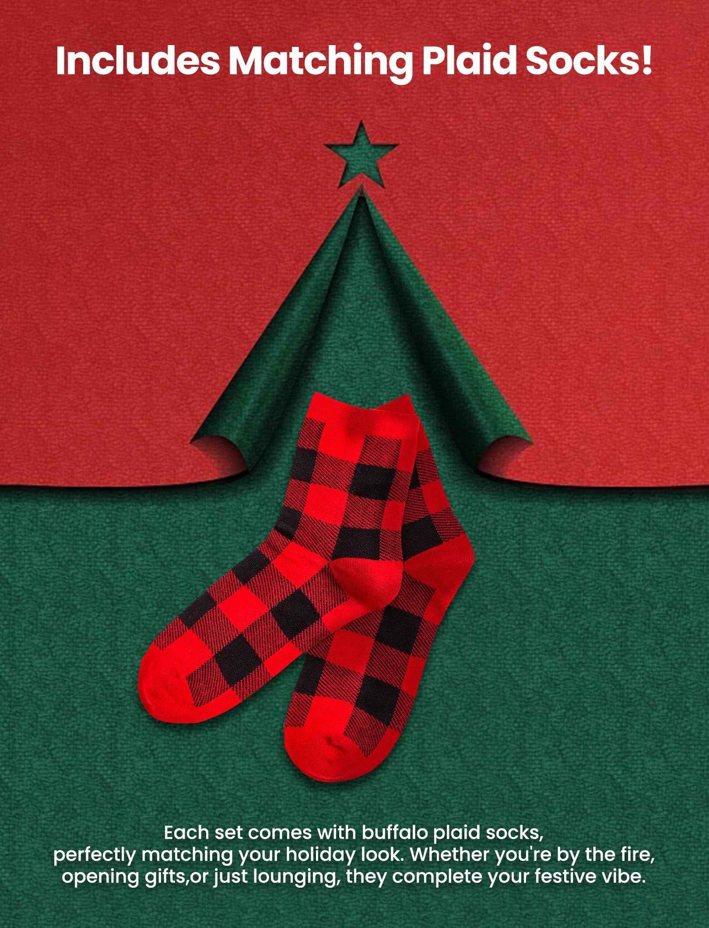 PATPAT Family Christmas Pajamas Matching Sets Funny “What the Elf” PJs Blue Holiday Sleepwear, Christmas Pajamas for Family with Baby, Kids, Adults, Couples including Socks