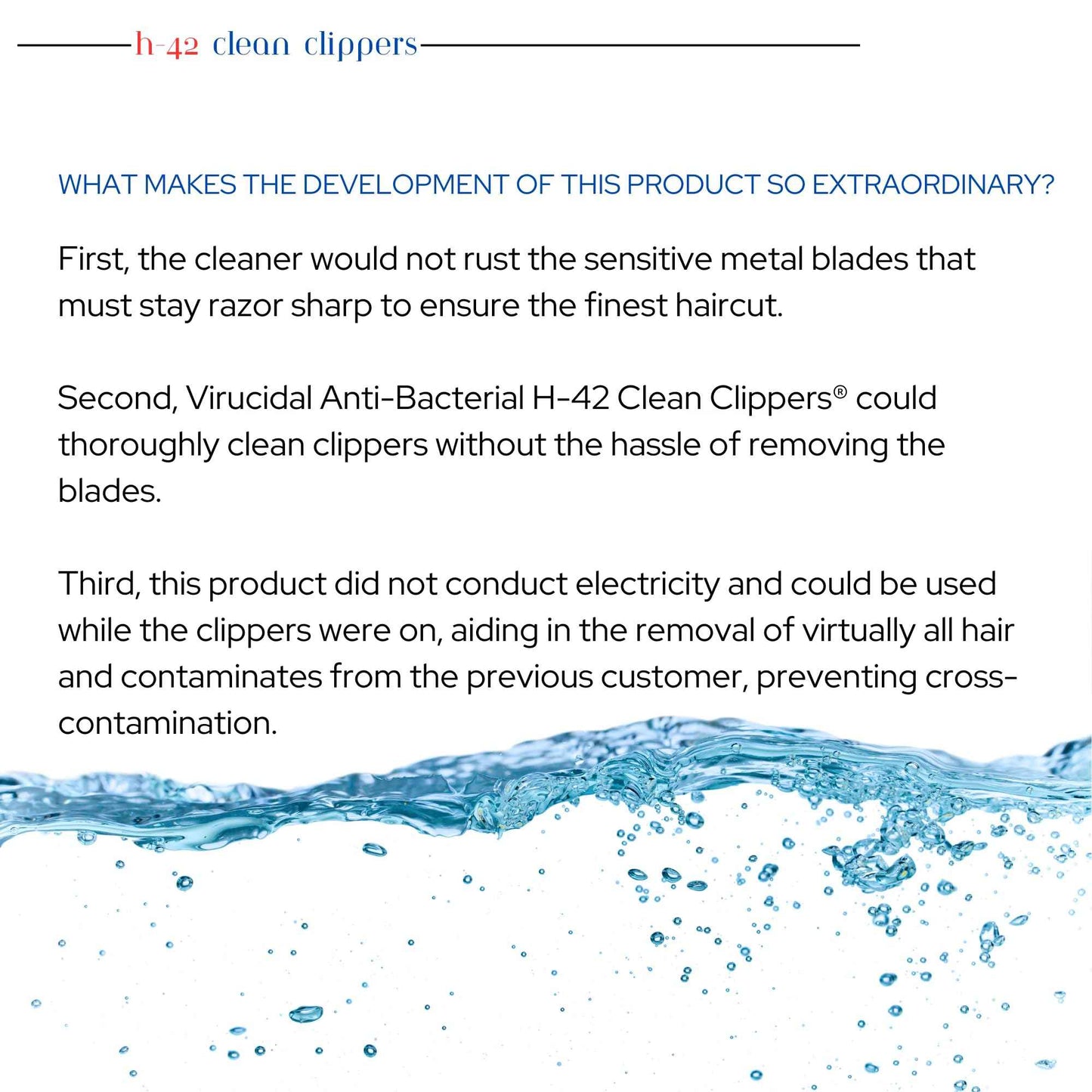 Skin Revolution H-42 Clean Clippers Blade Cleaner with Brush - 8oz Bottle (2 Pack)