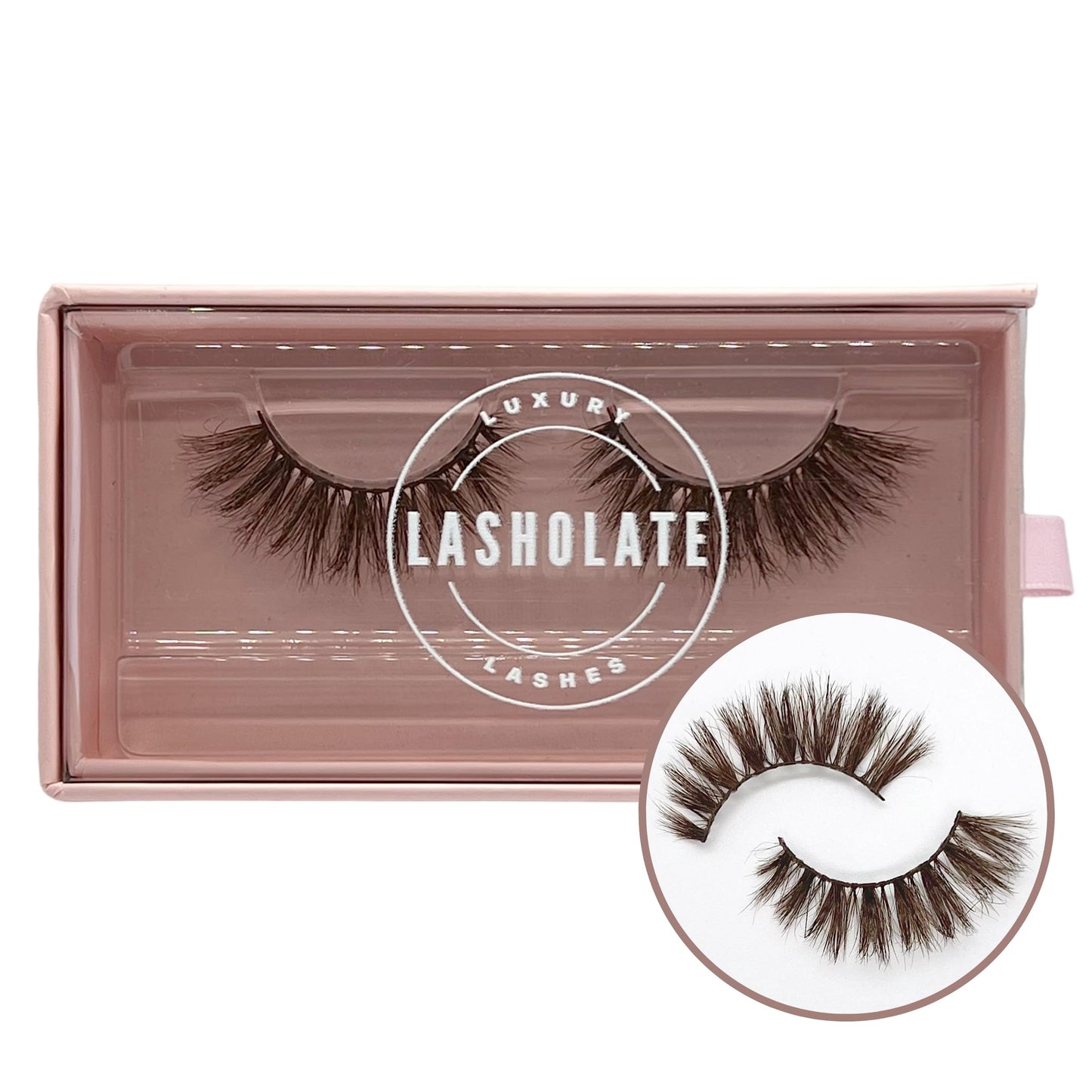 Brown Eyelashes 3D Volume Wispy Mink Lashes - Reusable Wear Up To 25 Times - Natural Cat Eye Look Long Fluffy False Eyelashes - 100% Hand Made Luxury Strip Eyelashes - Hypoallergenic Cotton Band