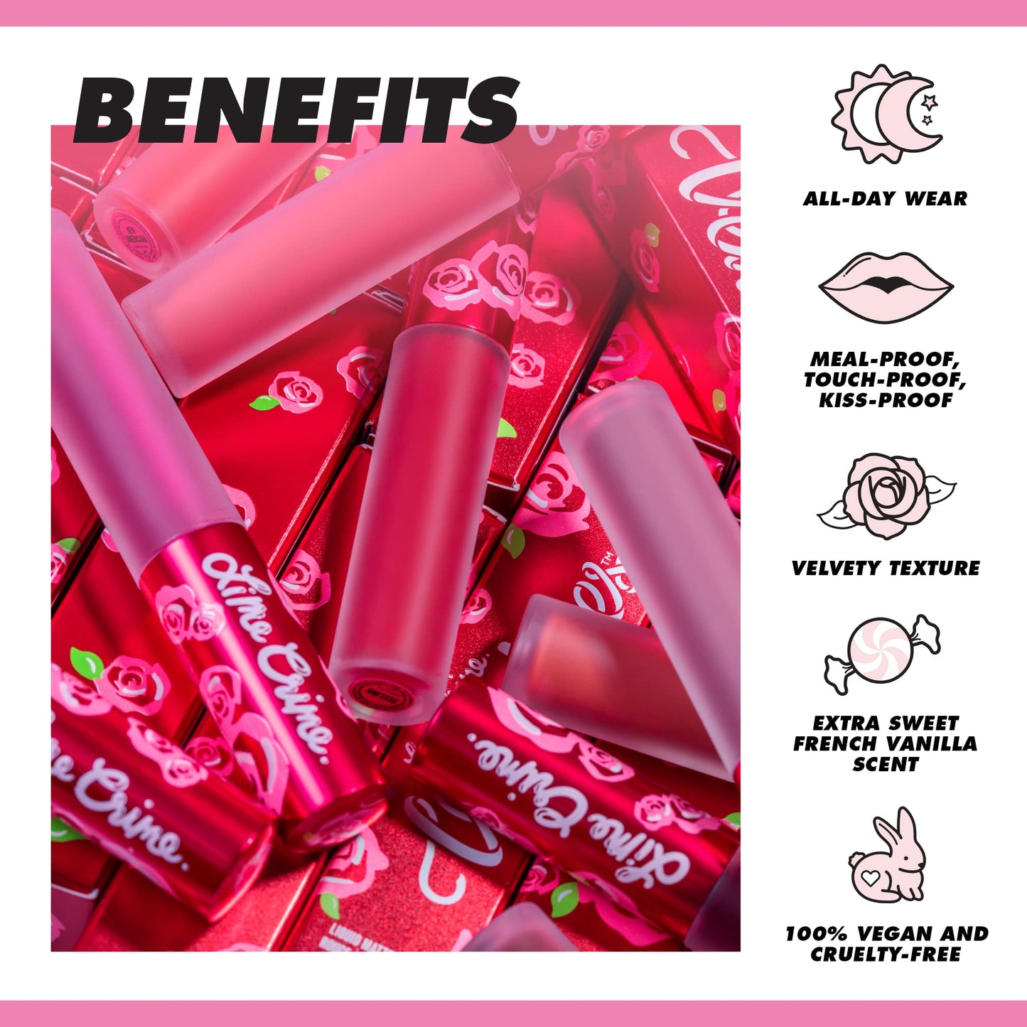 Lime Crime Velvetines Liquid Matte Lipstick, Sasha (Toasted Rose) - Bold, Long Lasting Shades & Lip Lining - Stellar Color & High Comfort for All-Day Wear - Talc-Free & Paraben-Free