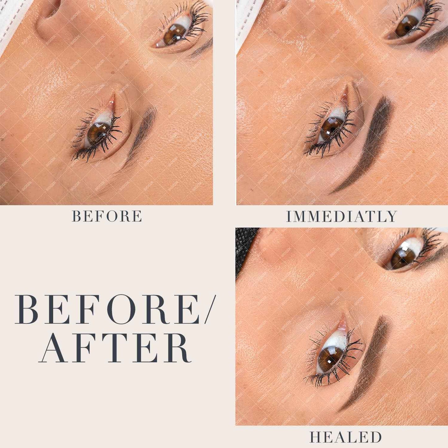 Biotek Brow Pigment for Permanent Makeup - Neutral Blond Color for Eyebrows - More Than Ever - Made in Italy - Moscow 0,61 fl.oz.