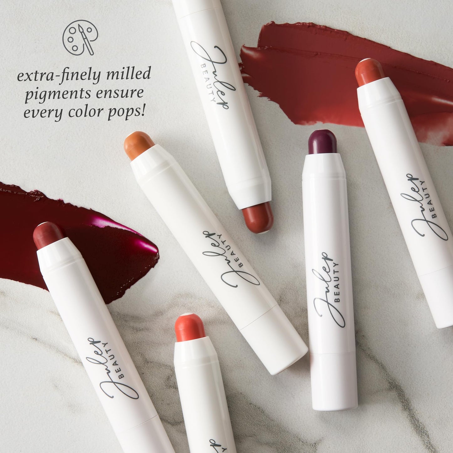 Julep It's Balm: Tinted Lip Balm + Buildable Lip Color -Velvet Nude - Natural Gloss Finish - Hydrating Vitamin E Core - Vegan