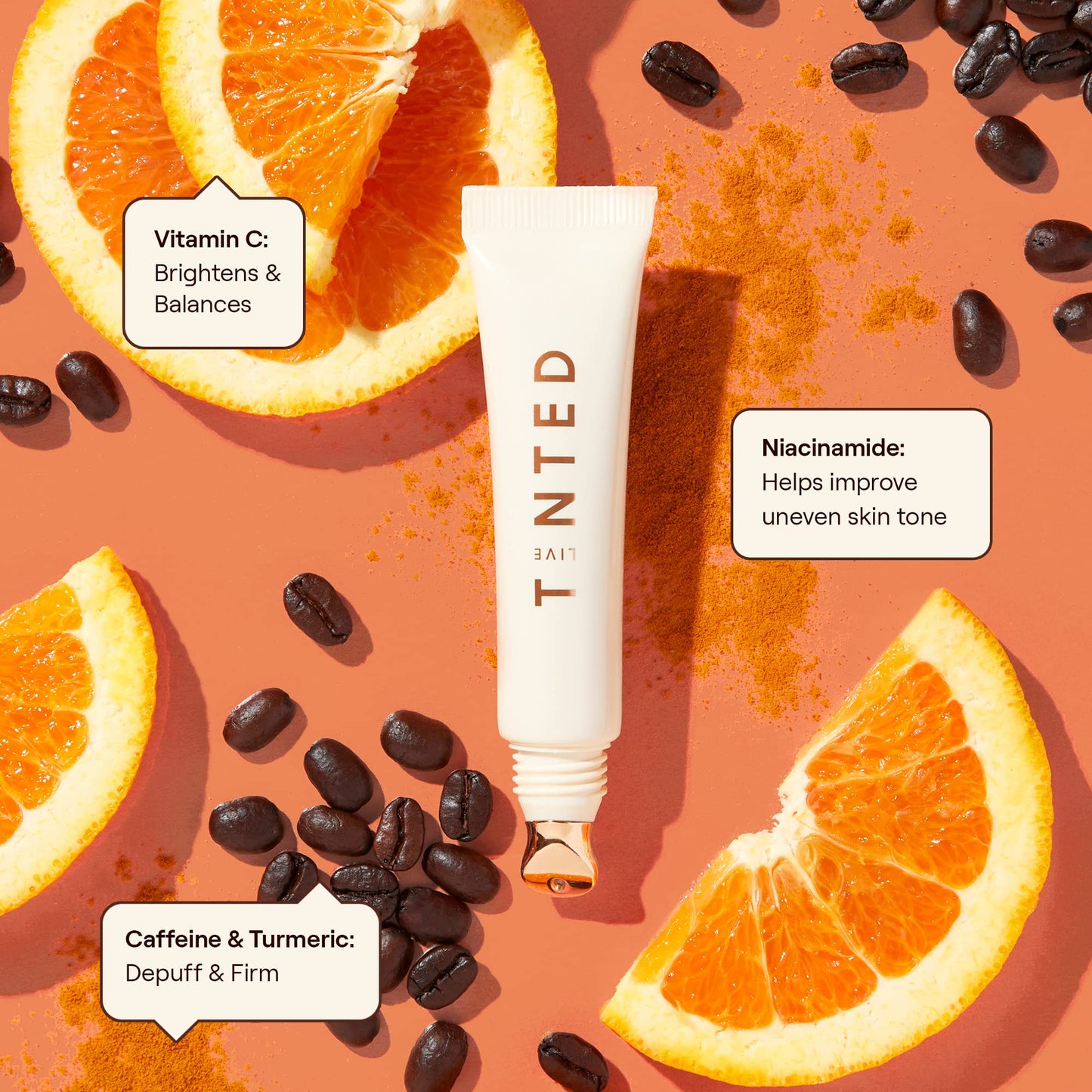 Live Tinted Superhue Brightening Eye Cream: Targets Hyperpigmentation, Calms, and Firms with Niacinamide, Caffeine, and Vitamin C, 0.5fl oz. / 15mL