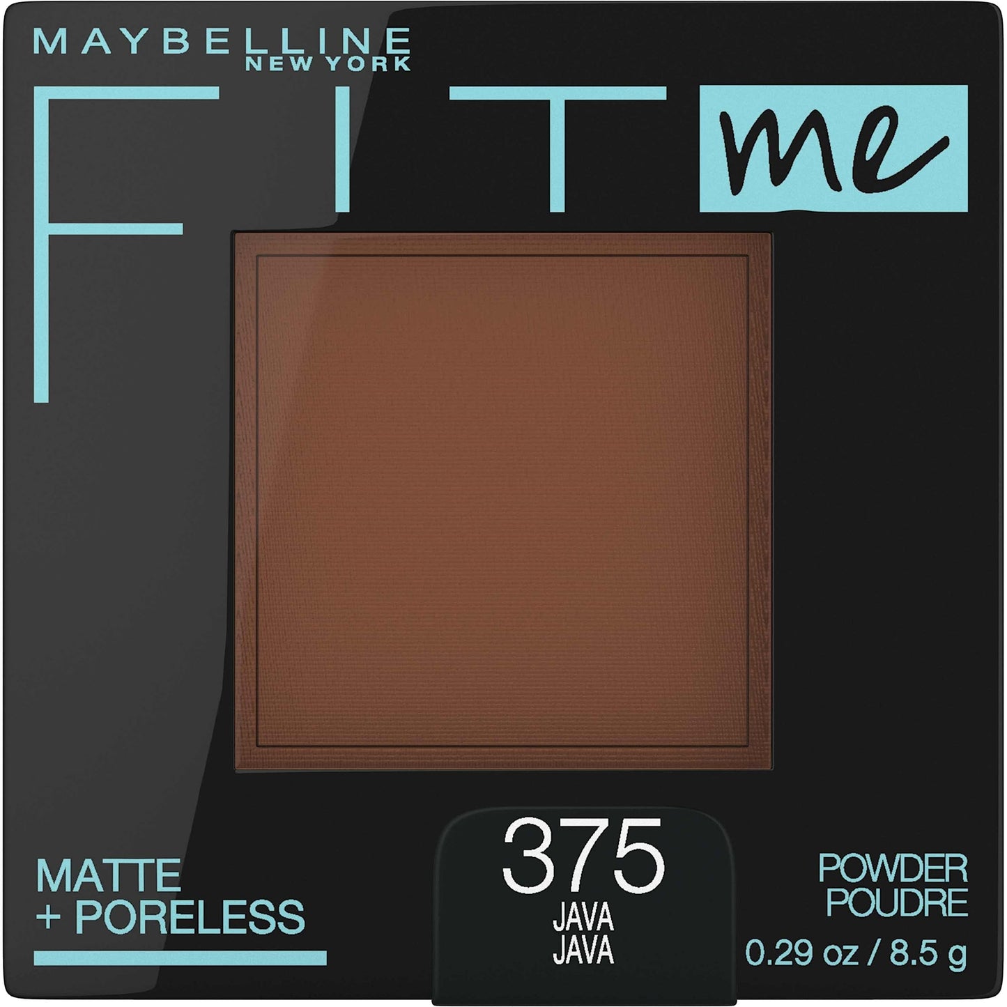 Maybelline Fit Me Matte + Poreless Pressed Face Powder Makeup & Setting Powder, Java, 1 Count