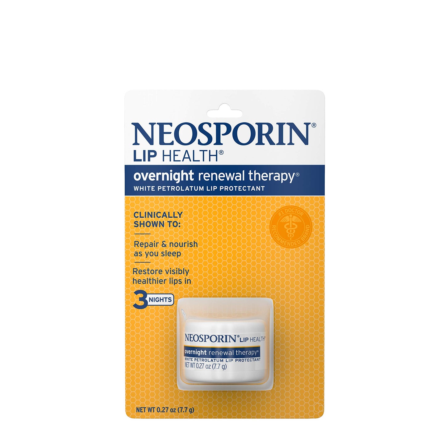 Neosporin Lip Health Overnight Renewal Therapy, 5 Count