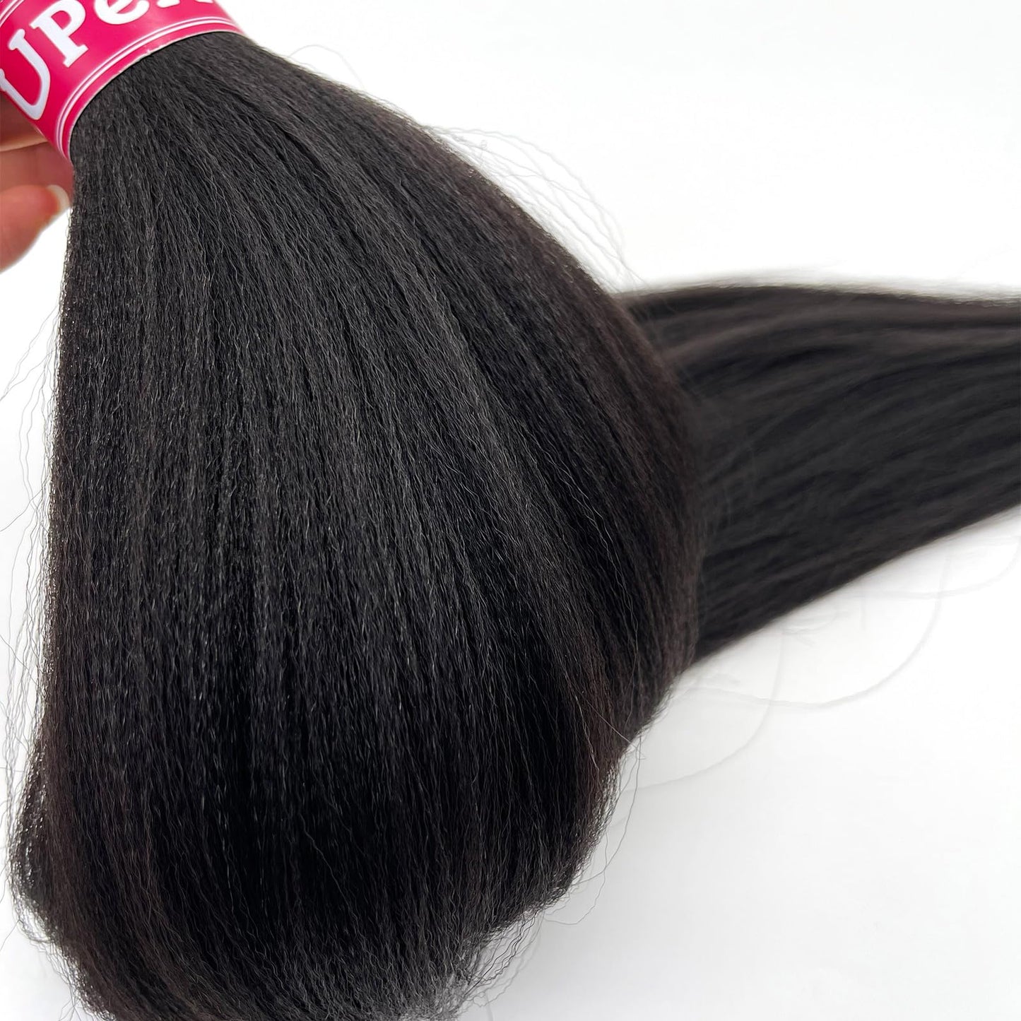 1b Black Braiding Hair Pre Stretched Kanekalon Knotless Prestretched Braiding Hair 30 inch Long Colored Hair Extensions for Braiding Pre Stretched Micro Braids Itch Free Yaki Braiding Hair