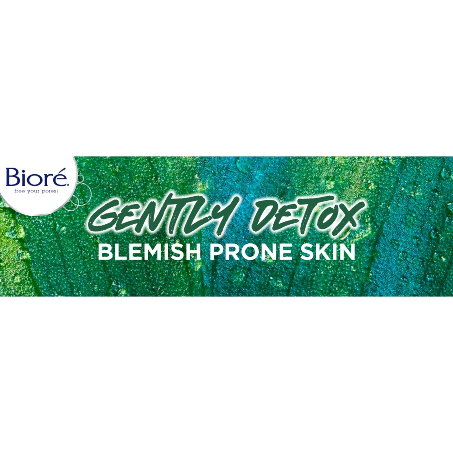 Bioré Detox Face Wash, Acne Facial Cleanser for Blemish Prone Skin, Daily Detox Cleanser, with Organic Hemp Oil and Green Tea Extract, 6.77 Fluid Ounces (3 Pack)
