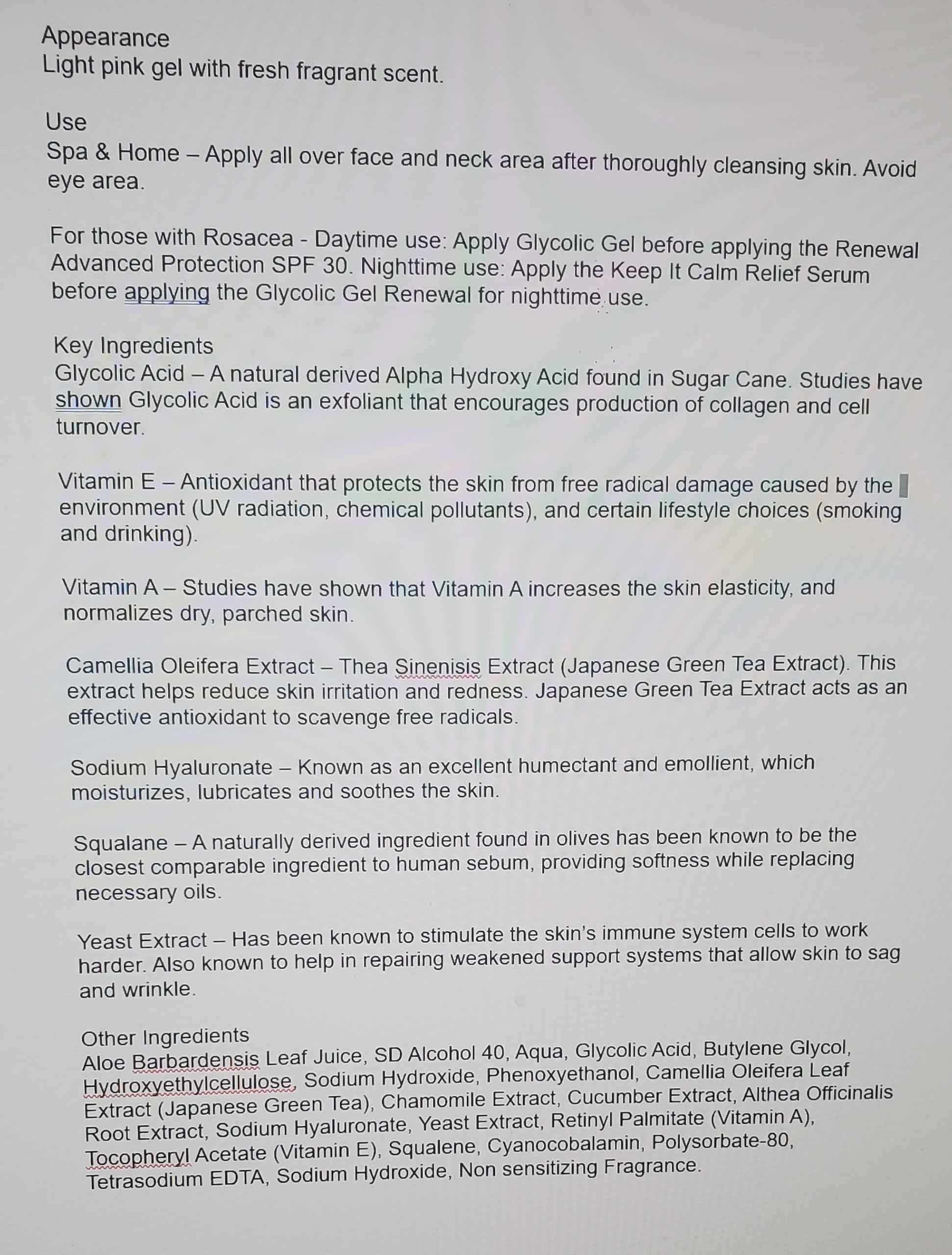 KarmaCeuticles Glycolic Renewal Gel, 1.7 oz. (50mL)