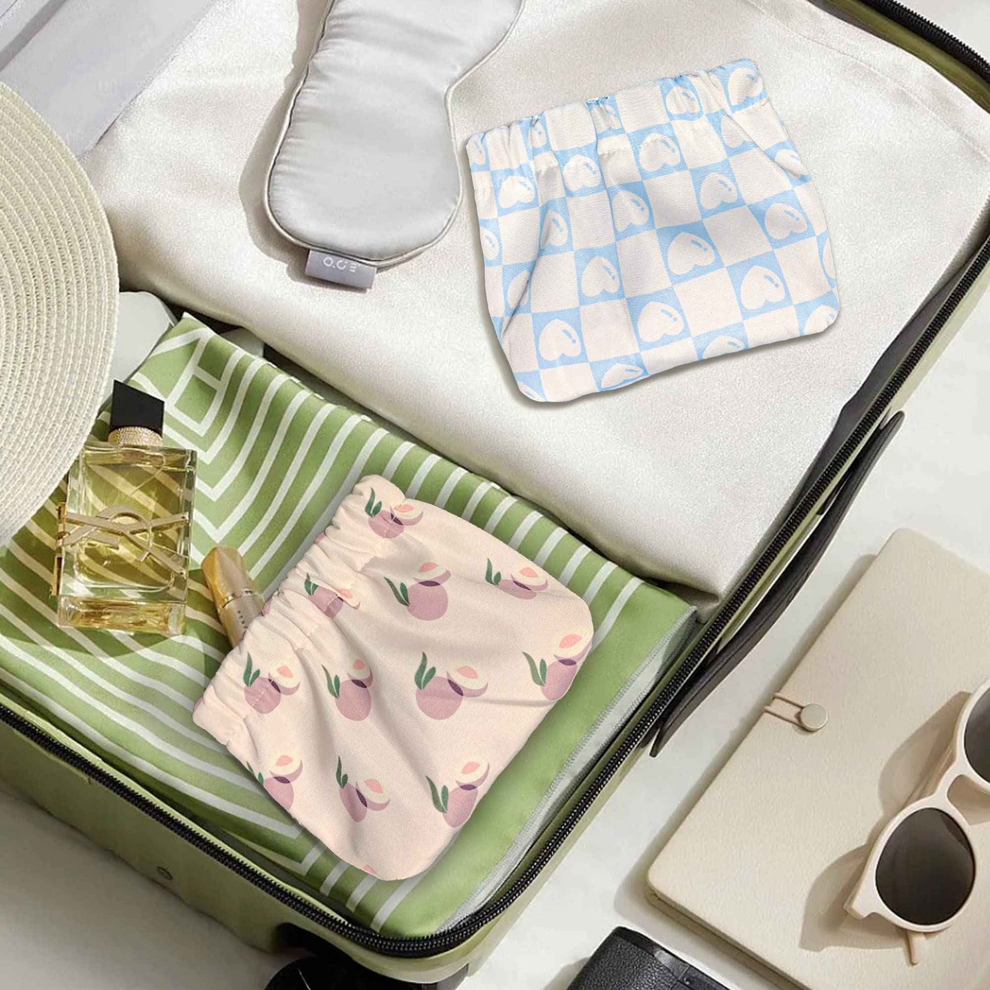 Vcekract Mini Makeup Bag for Purse - 4 PCS Cosmetic Bags for Women, Waterproof Travel Bag, Lipstick Organizer