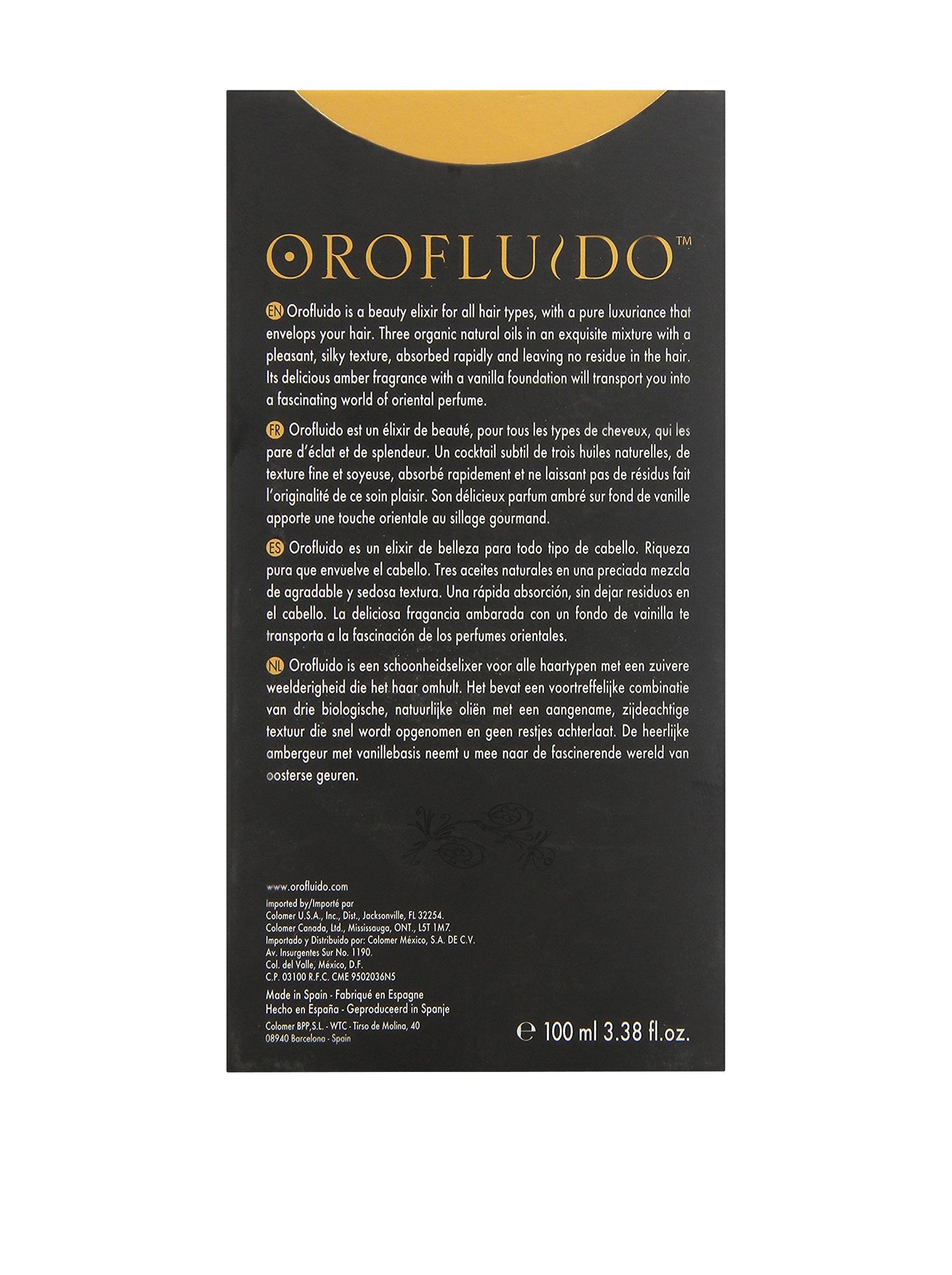 Orofluido Control Frizzing Beauty Elixir 3.38 oz/100ml