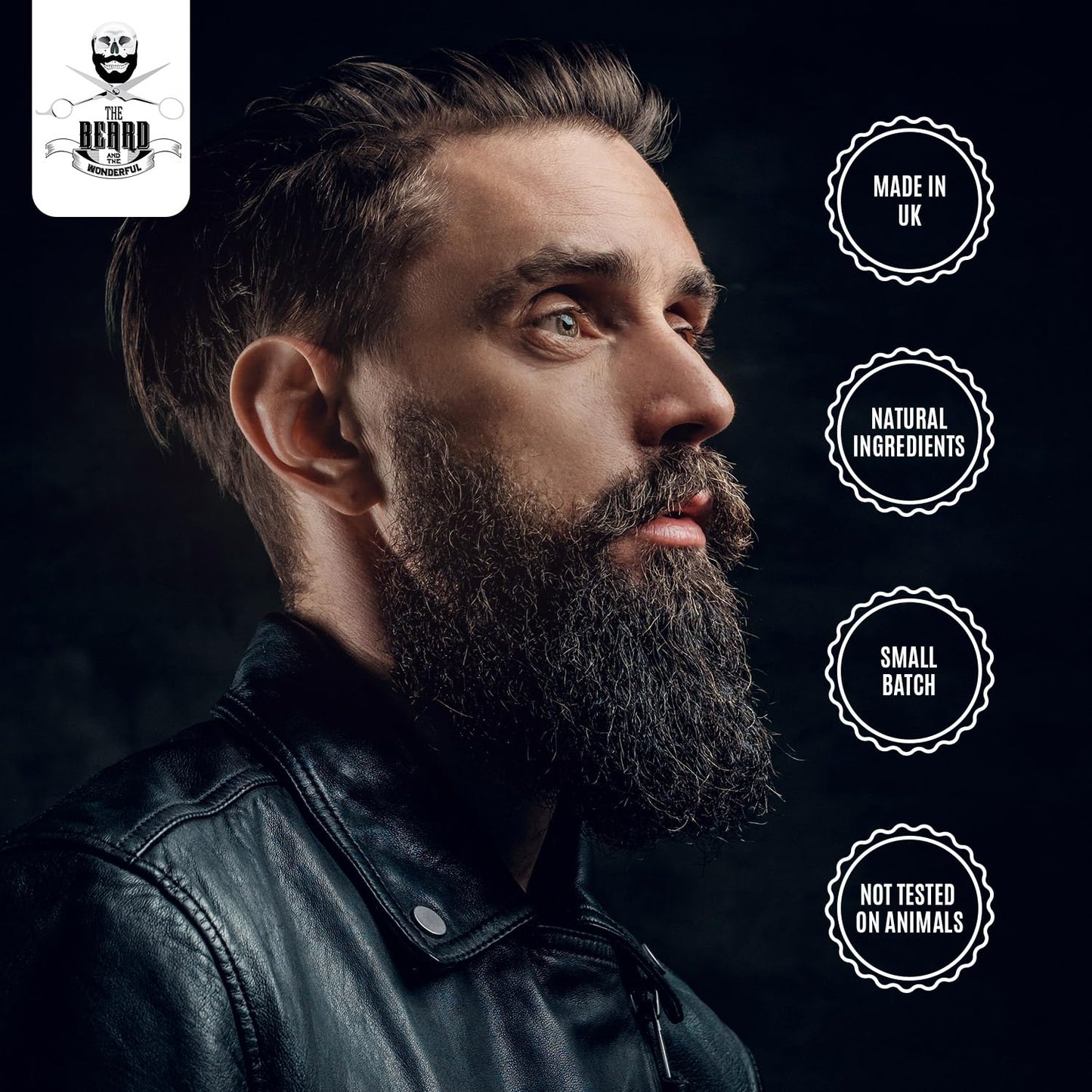 Moustache and Beard Wax 30ml –Facial Hair care with Moisture Resistant Feature – Ideal Beard Styling for Men with All Natural Ingredients, Strong Hold, & Coffee Scent Wax