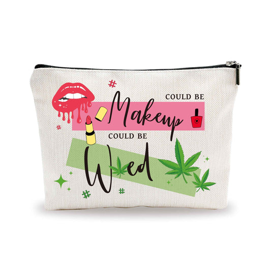 YKYENR Funny Makeup Bag - Could Be Makeup Could Be... Funny Quotes Cosmetic Bag, Toiletry Bag, Gift For Girls, Besties, Personal Care & Accessories - A27