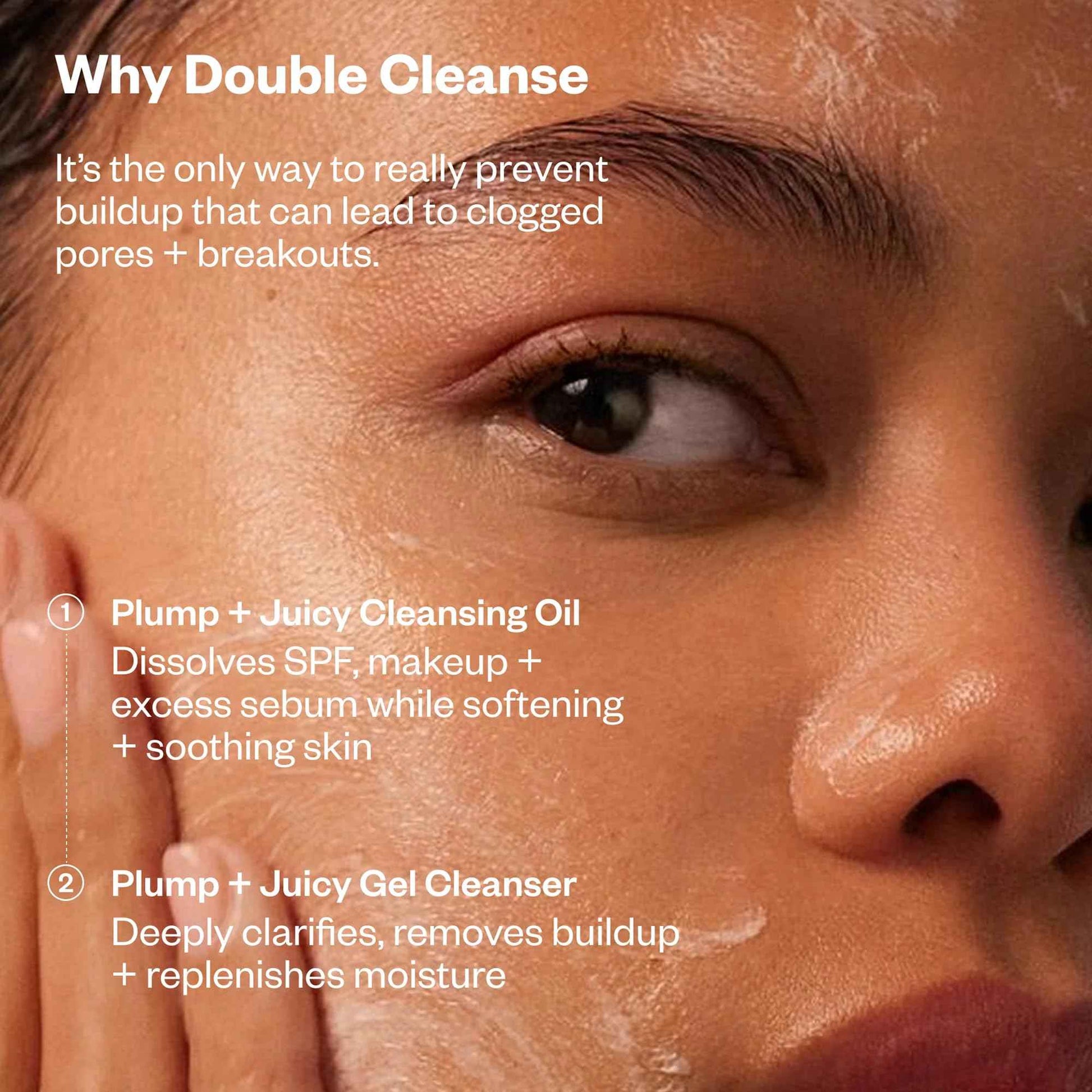 Kosas Plump + Juicy Comfy Clean Gel Cleanser –Hydrating Face Wash for All Skin Types, Deep Clean & Moisturize, Soap & Sulfate Free, with Hyaluronic Acid, Panthenol & Beta Glucan