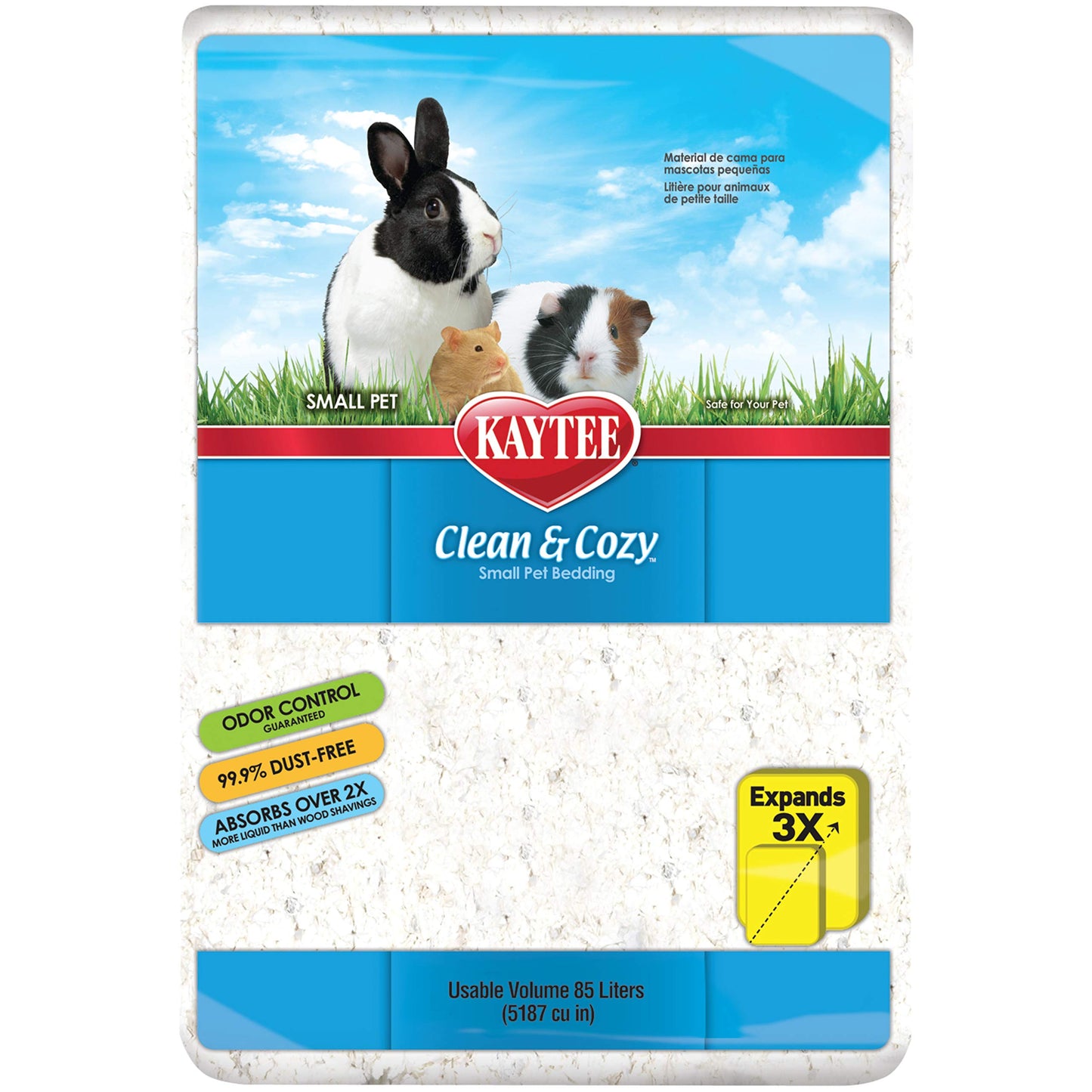 Kaytee Clean & Cozy White Small Animal Bedding