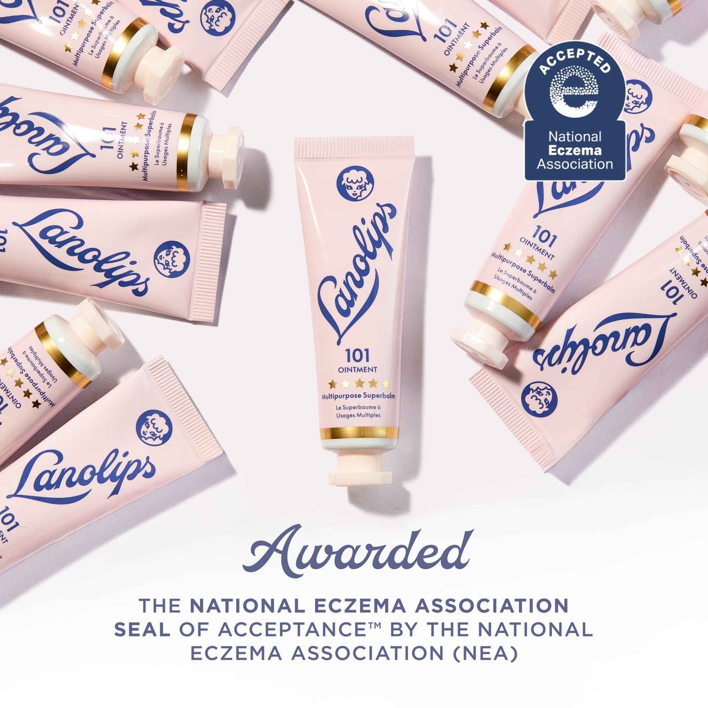 Lanolips 101 Ointment Multi-Balm Duo, Original Superbalm - Contains Pure Lanolin Oil for Smooth, Hydrated, & Healthy Lips - Natural Lip Balm for Dry Lips, Cuticles, & More (2-Pack, 0.52 oz each)